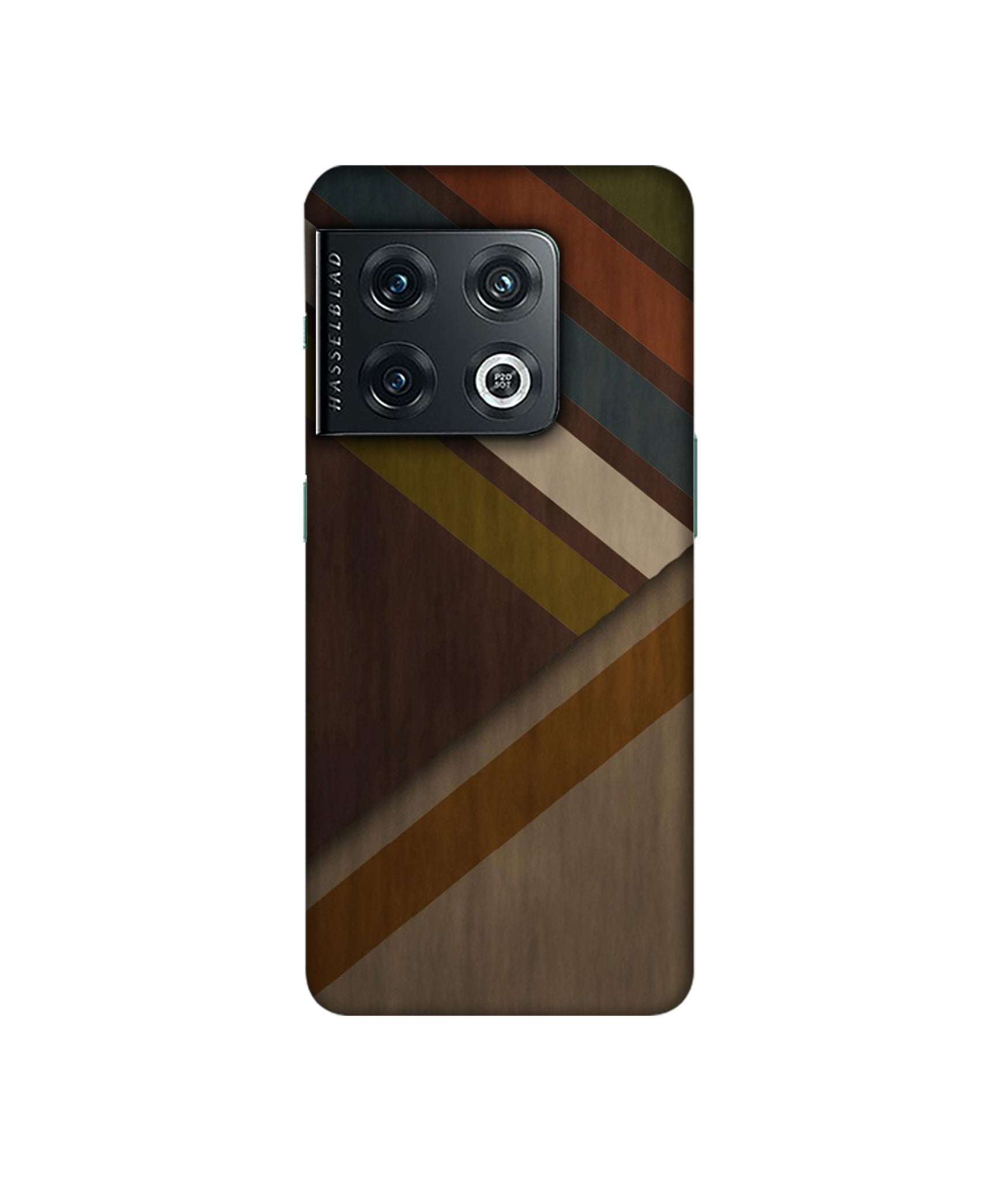 Colorful Wooden Pattern Designer Hard Back Cover for OnePlus 10 Pro 5G