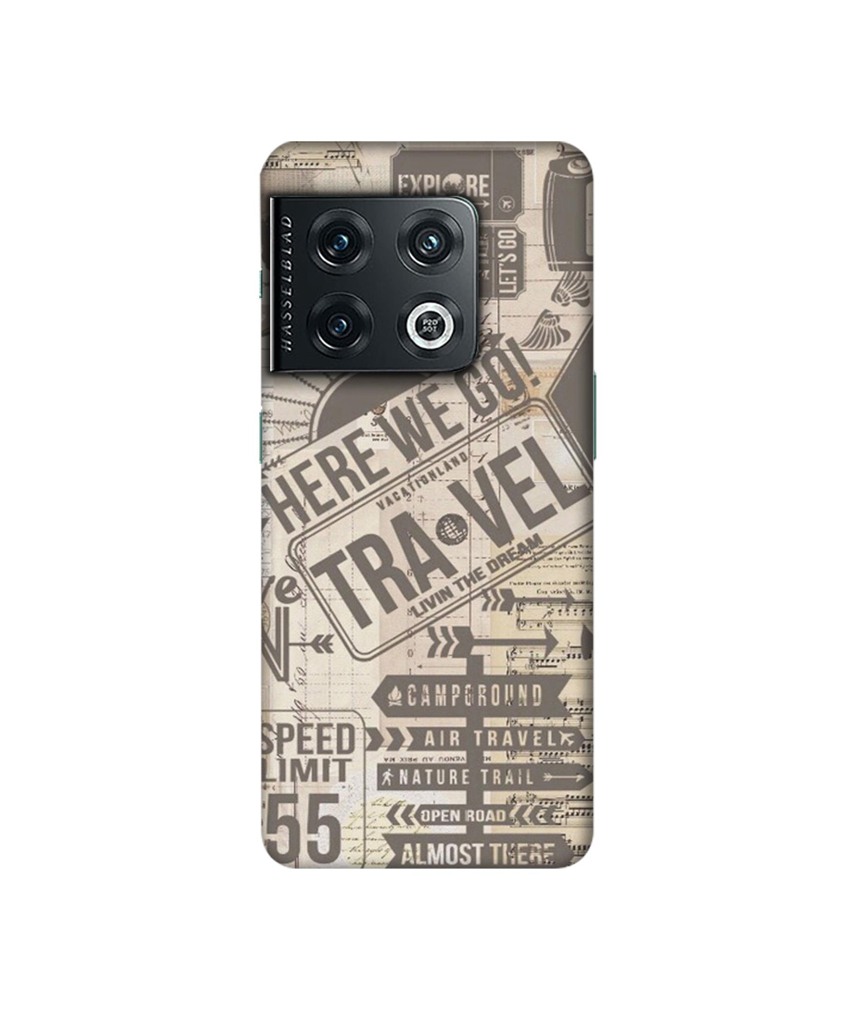 Travel Designer Hard Back Cover for OnePlus 10 Pro 5G