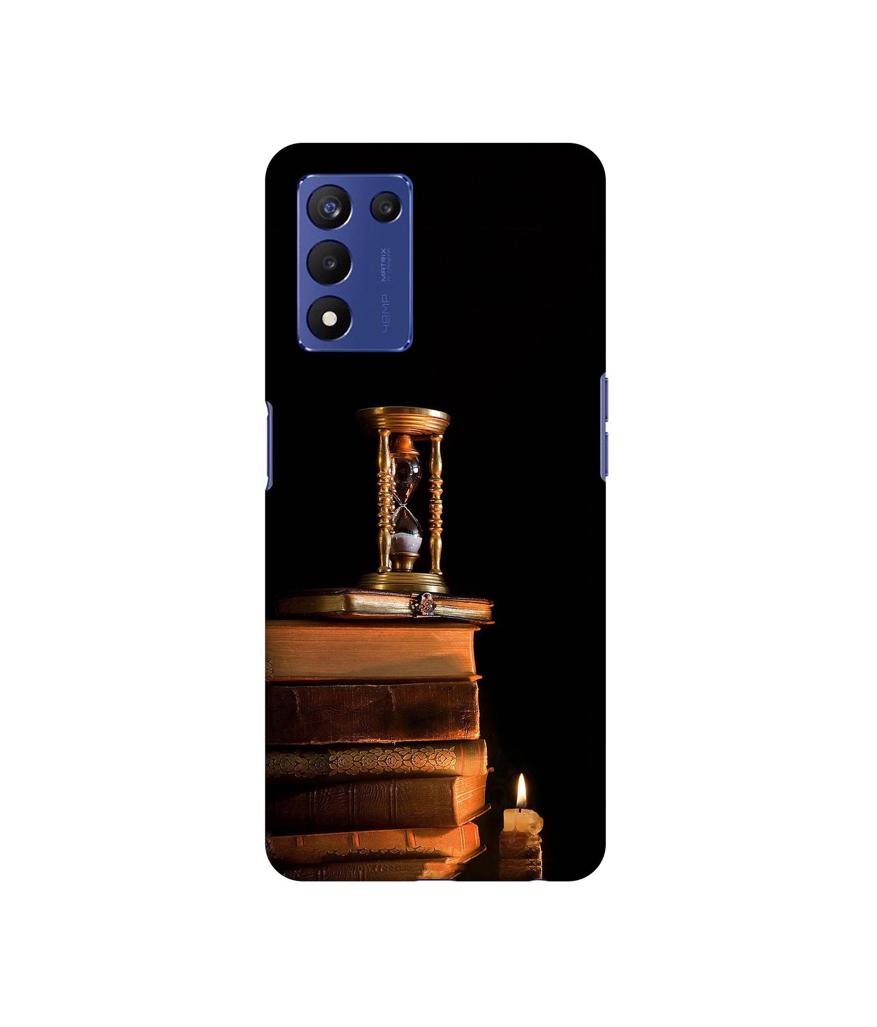 Magic Candles Books Designer Hard Back Cover for Realme 9 5G Speed Edition