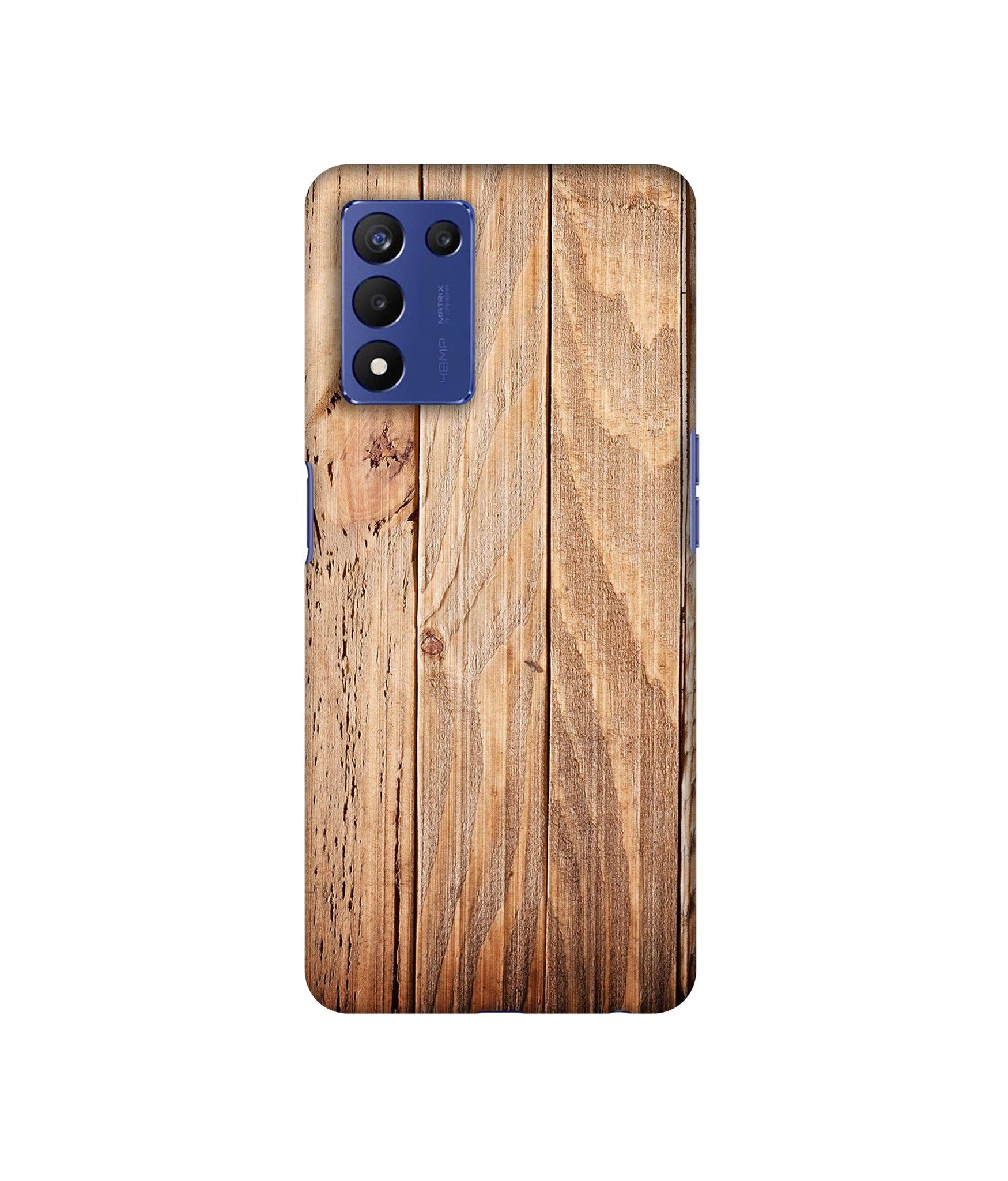 Wooden Texture Designer Hard Back Cover for Realme 9 5G Speed Edition