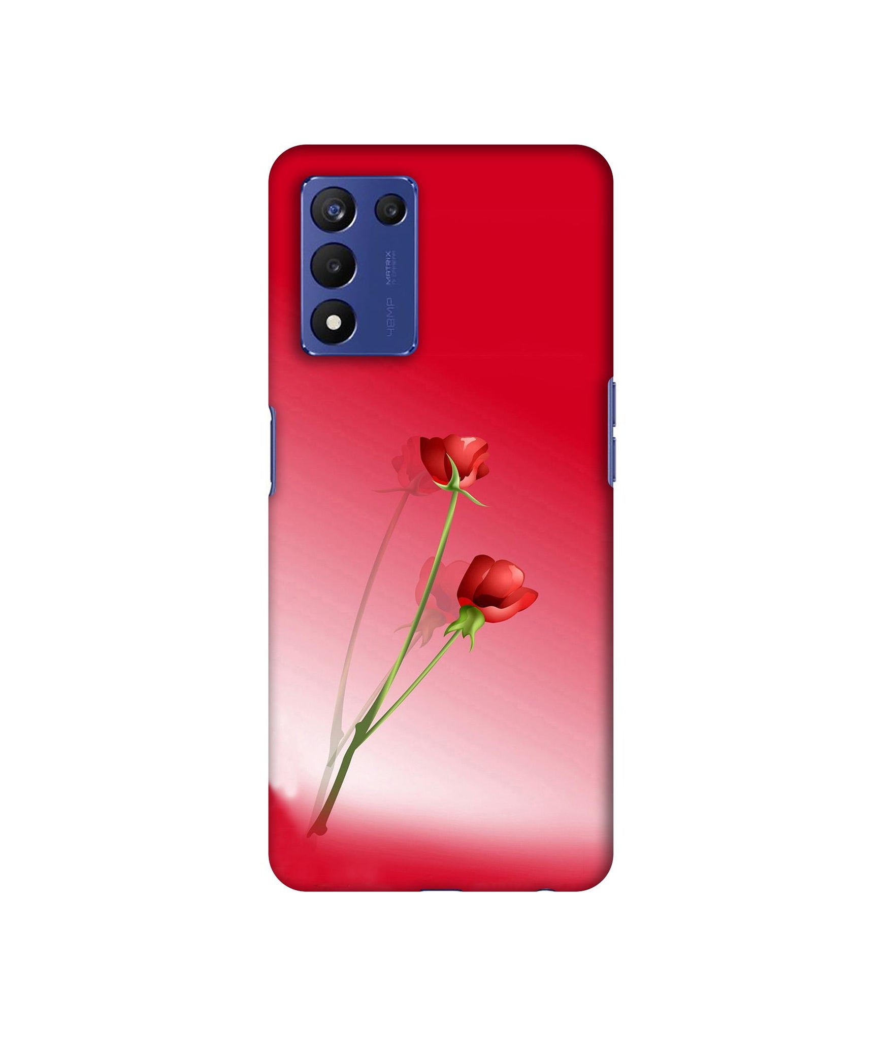 Red Roses Designer Hard Back Cover for Realme 9 5G Speed Edition