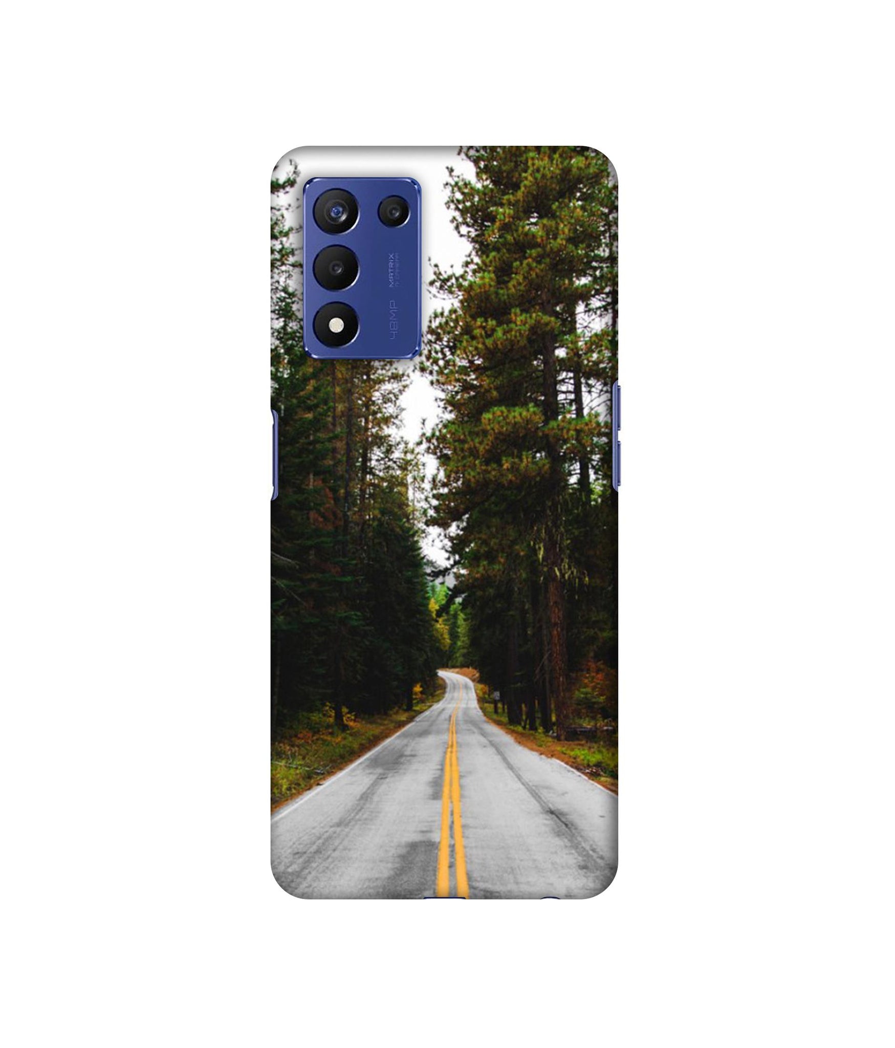 Road Photo Designer Hard Back Cover for Realme 9 5G Speed Edition