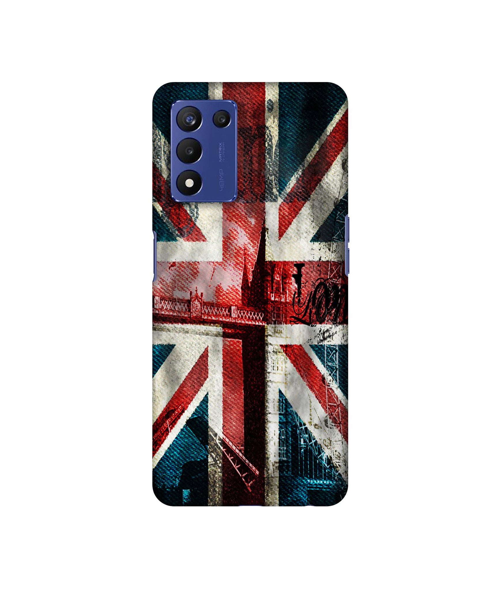 London Flag wallpaper Designer Hard Back Cover for Realme 9 5G Speed Edition