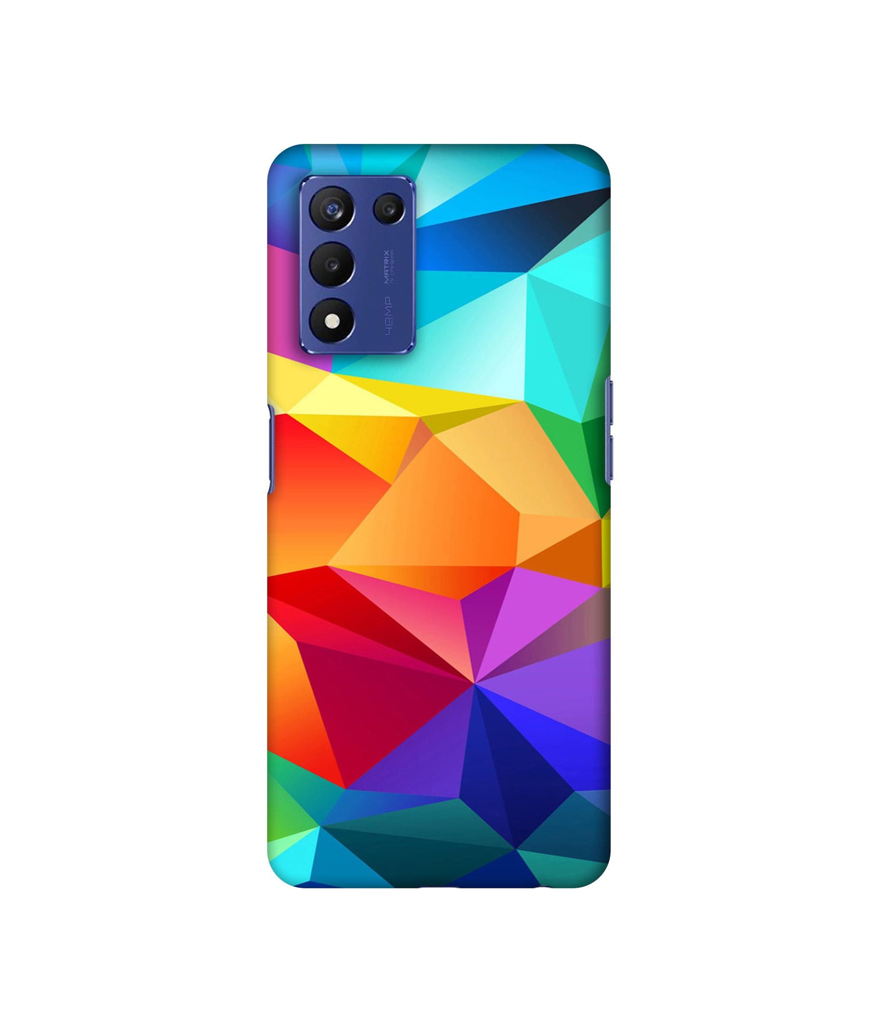 Colorful Pattern Designer Hard Back Cover for Realme 9 5G Speed Edition