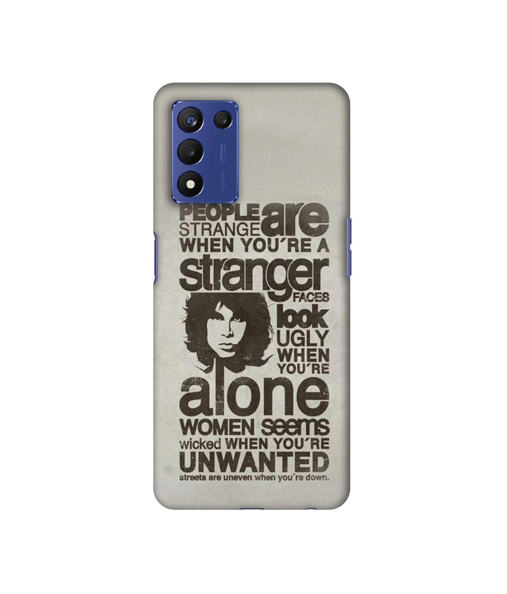 Quotes Pattern Designer Hard Back Cover for Realme 9 5G Speed Edition
