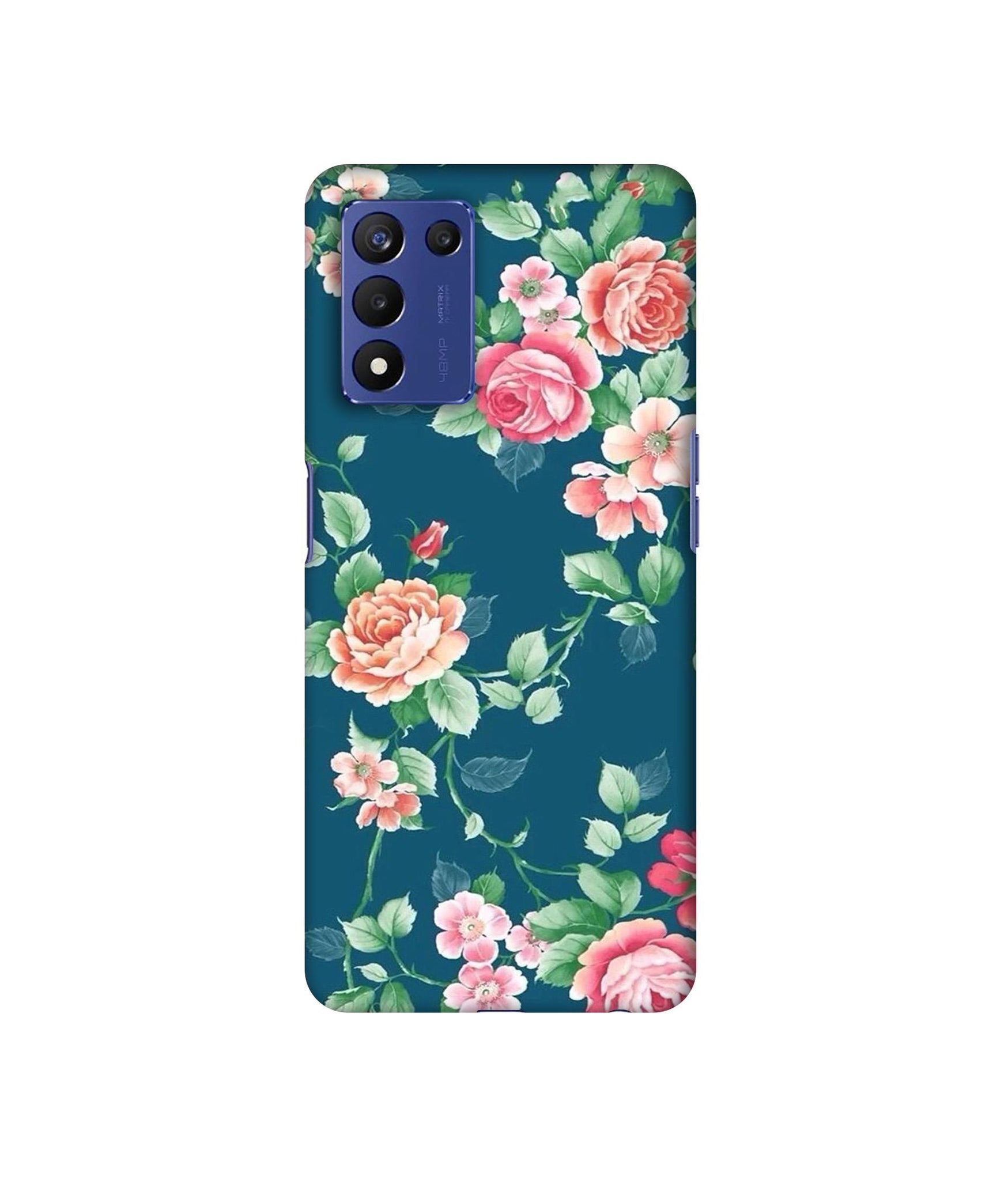 Vintage Floral Designer Hard Back Cover for Realme 9 5G Speed Edition
