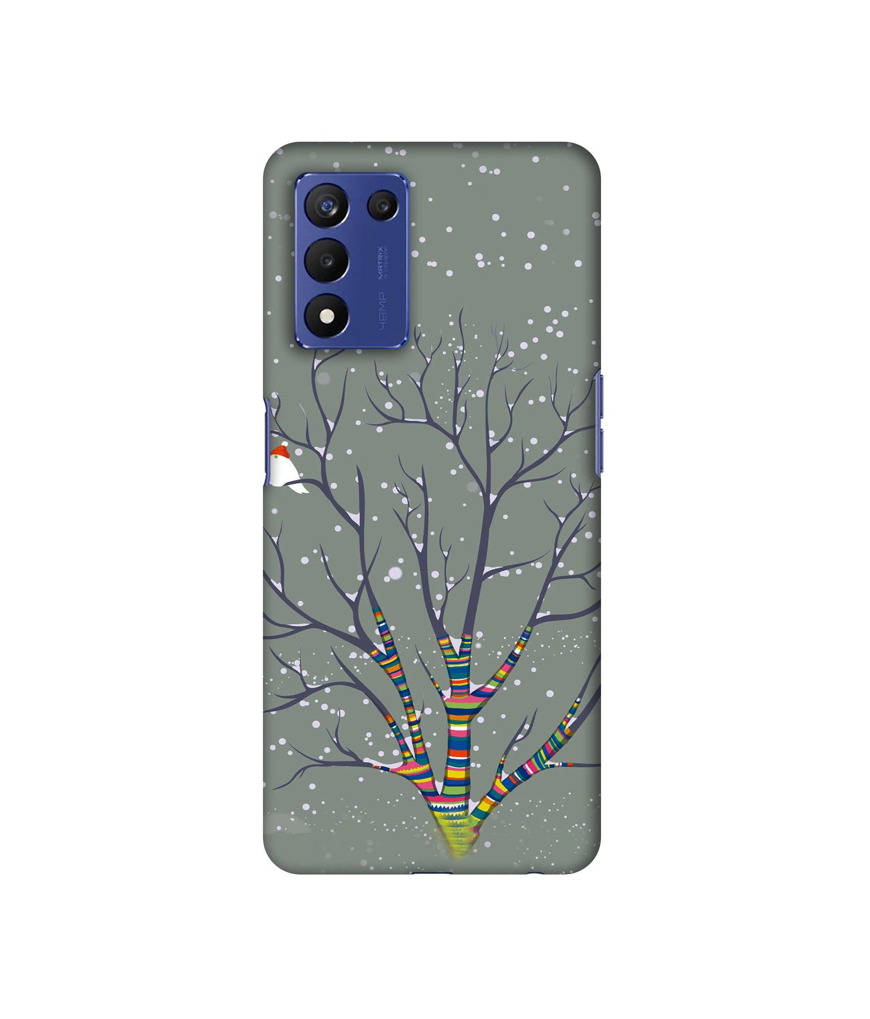 Winter Pattern Print Designer Hard Back Cover for Realme 9 5G Speed Edition