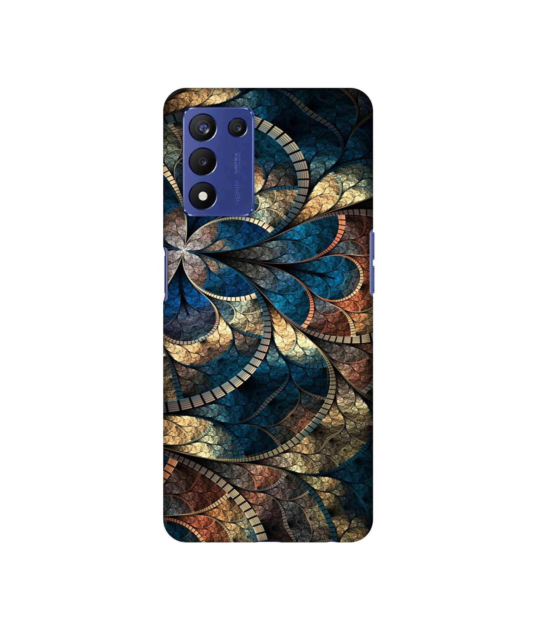 Fractional Pattern Designer Hard Back Cover for Realme 9 5G Speed Edition