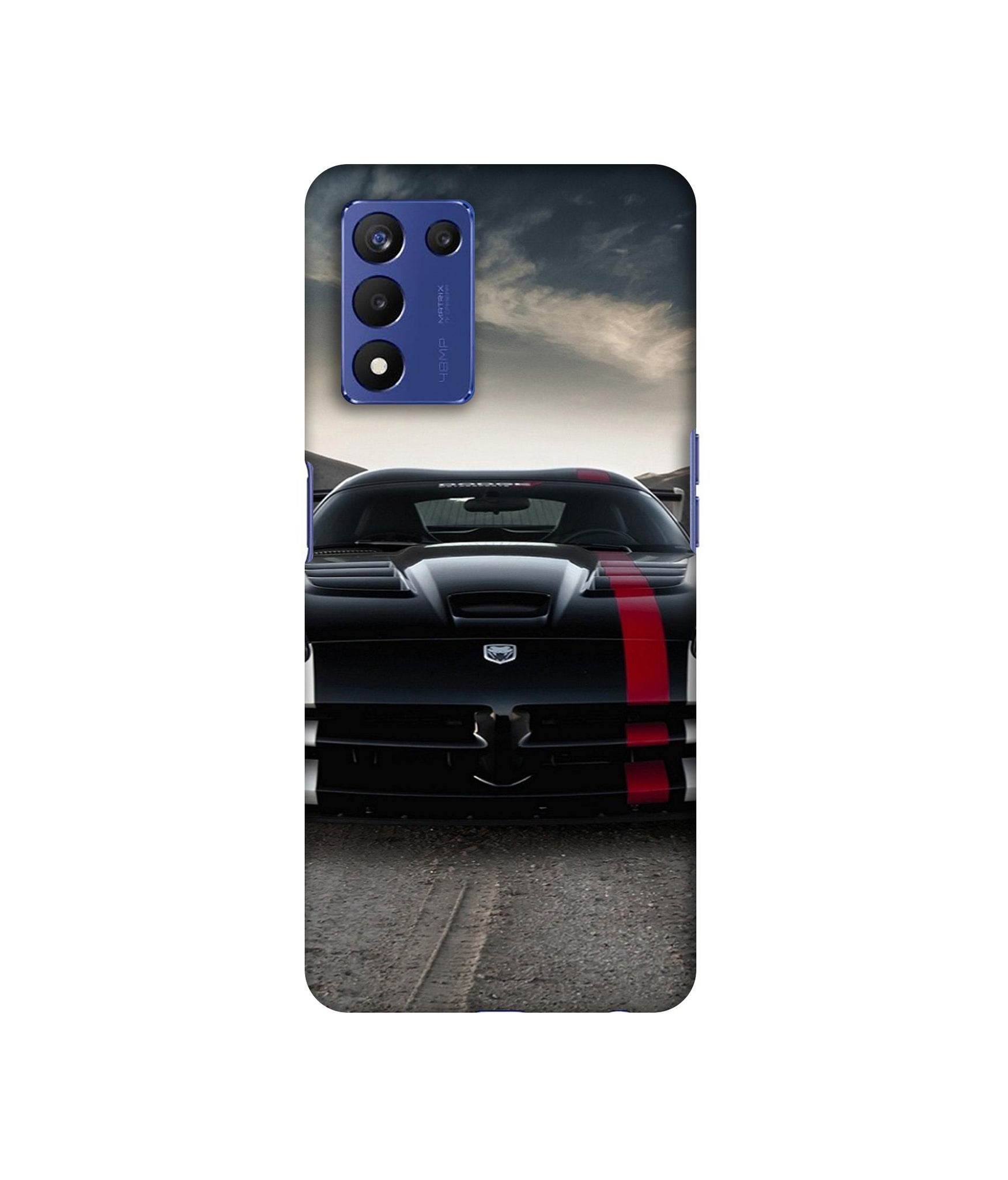 Sports Car Pattern Designer Hard Back Cover for Realme 9 5G Speed Edition