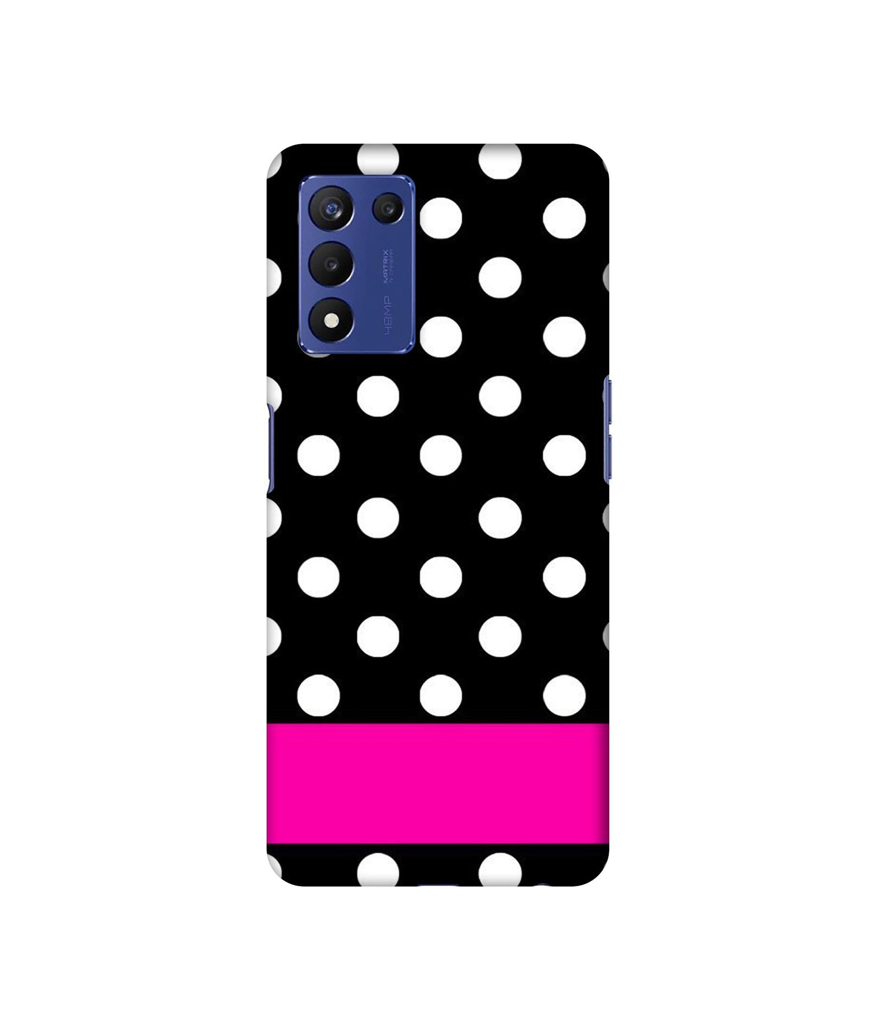 White Dots Pattern Designer Hard Back Cover for Realme 9 5G Speed Edition