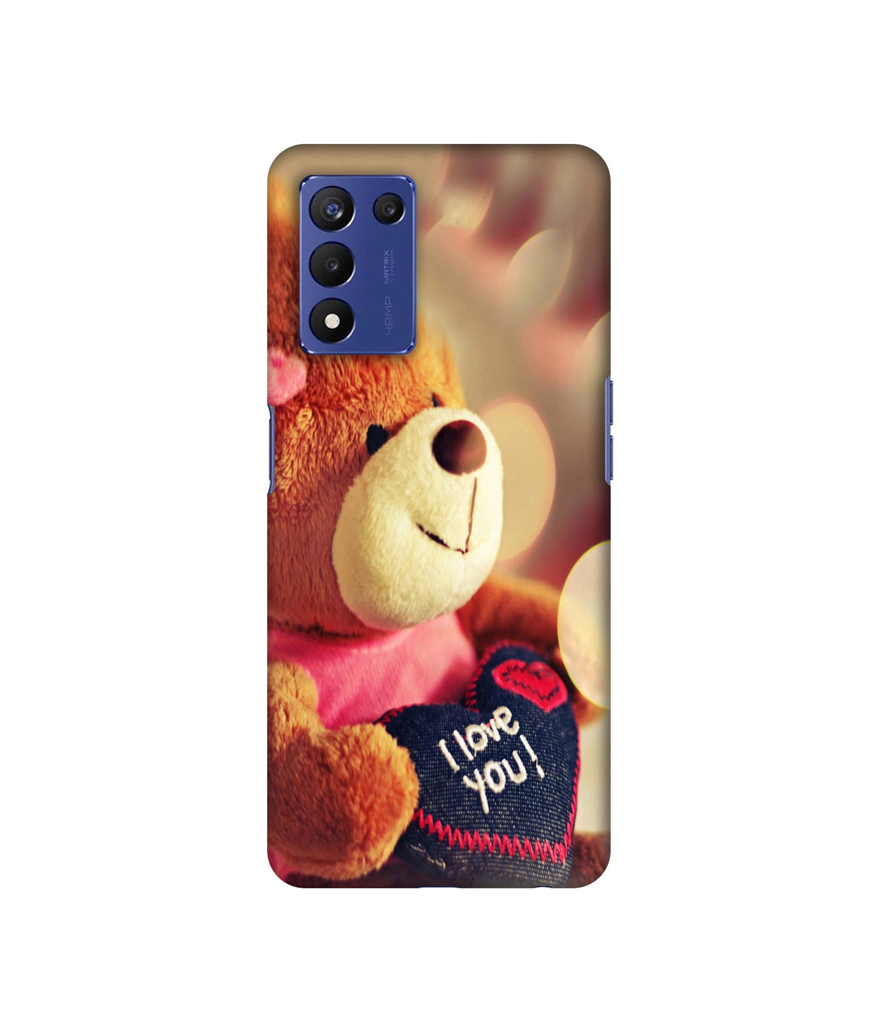 Teddy Bear Designer Hard Back Cover for Realme 9 5G Speed Edition