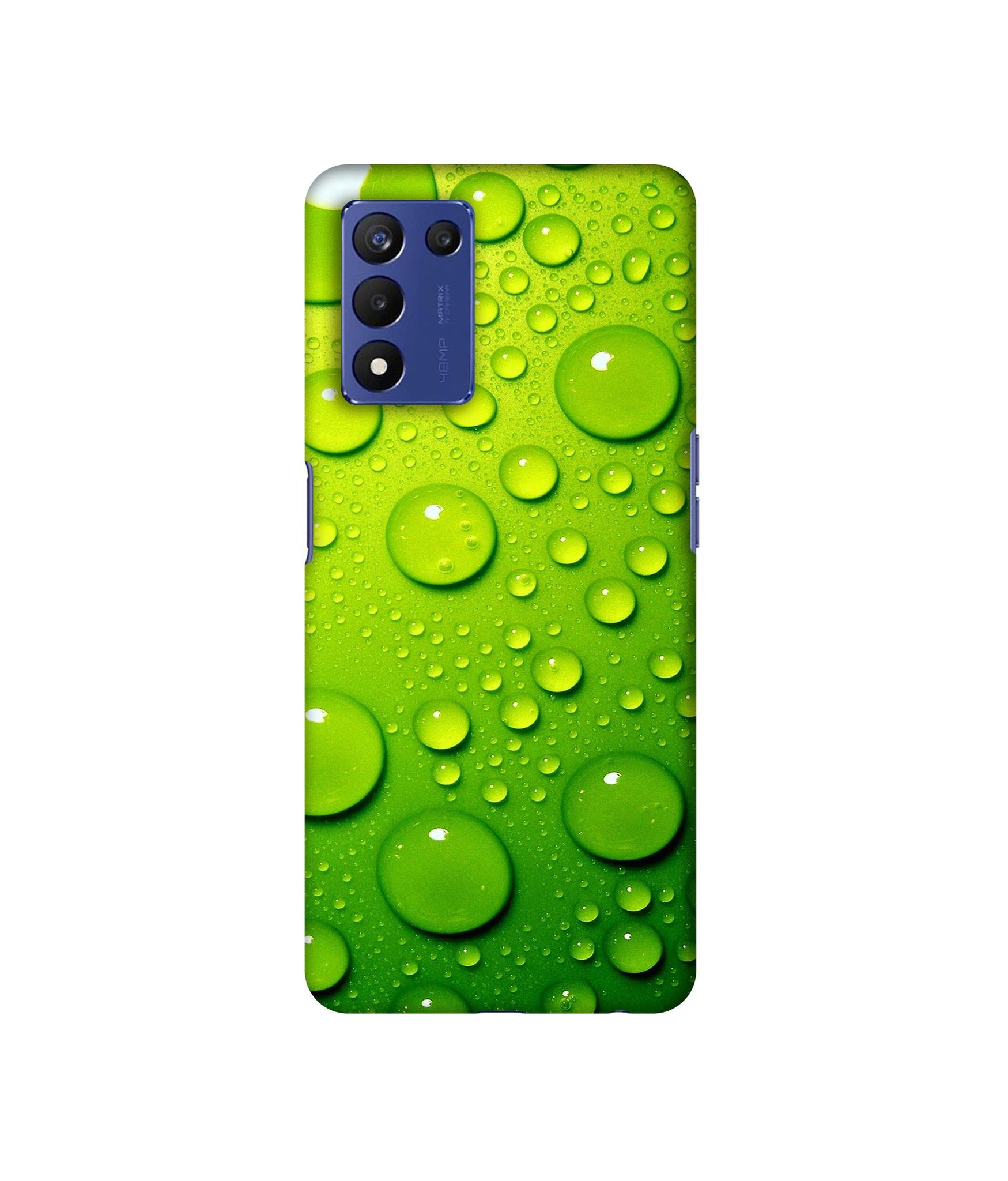 Green Bubbles Designer Hard Back Cover for Realme 9 5G Speed Edition