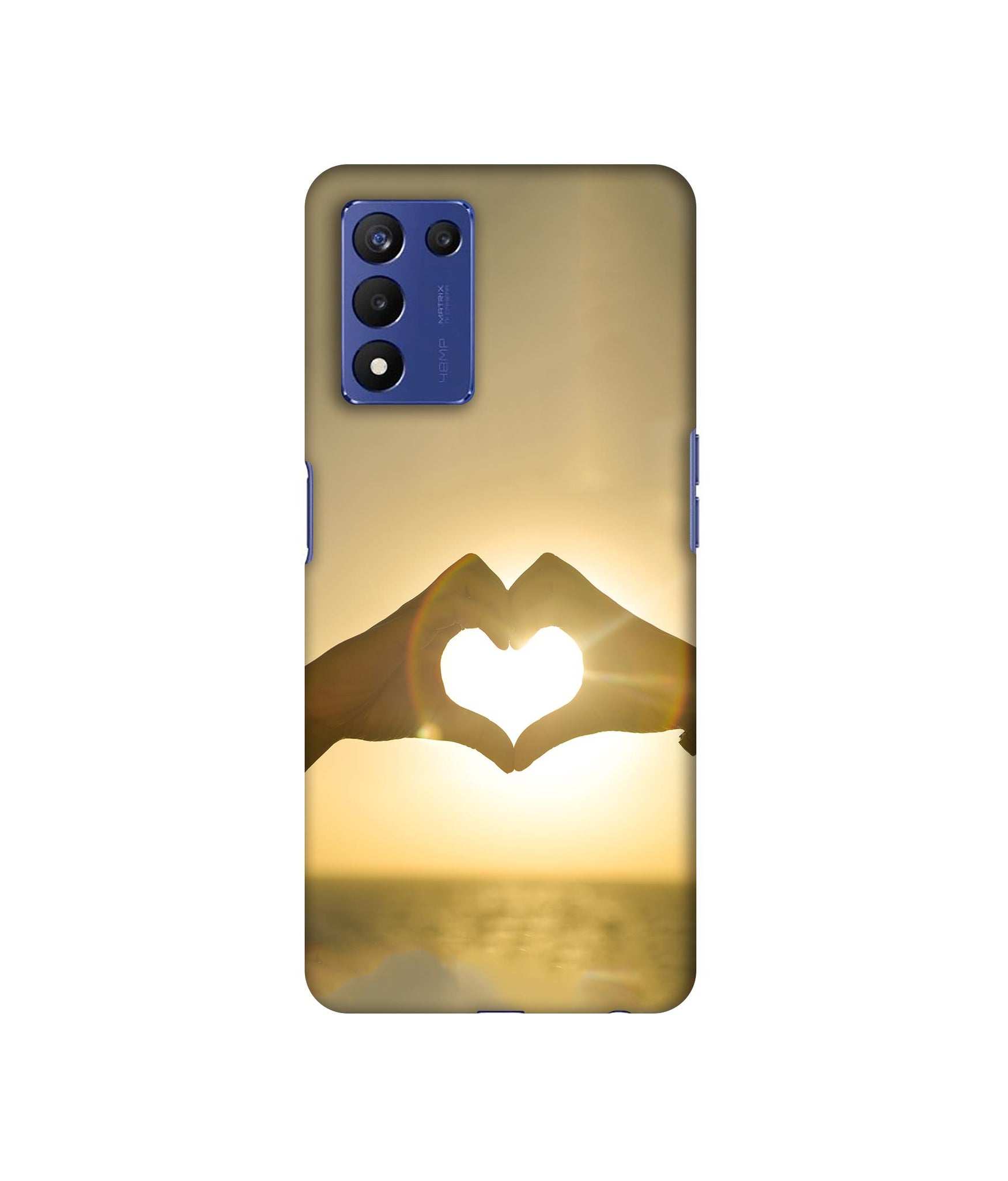 Heart in Hand Shape Designer Hard Back Cover for Realme 9 5G Speed Edition