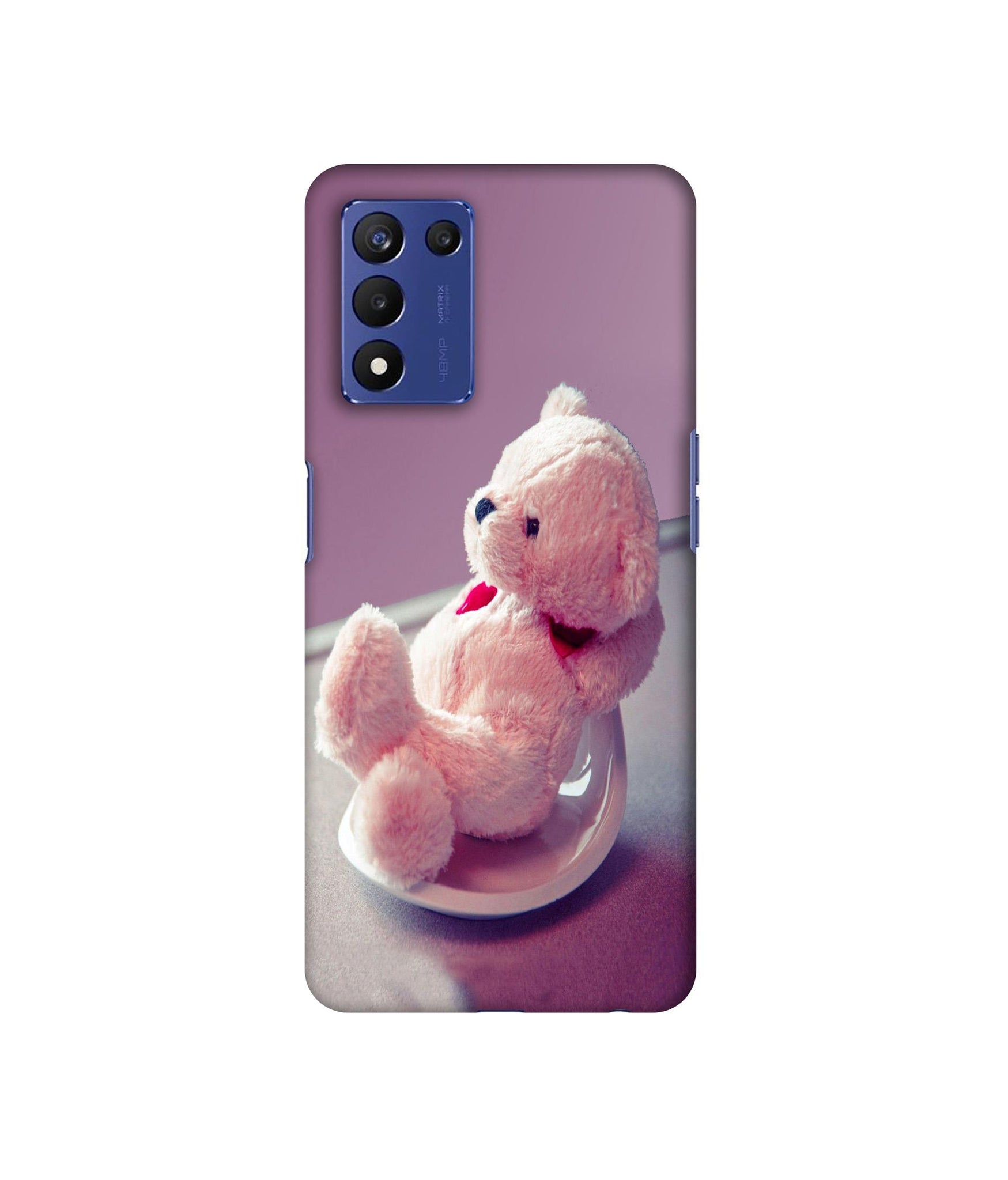 Cute Teddy Bear Designer Hard Back Cover for Realme 9 5G Speed Edition
