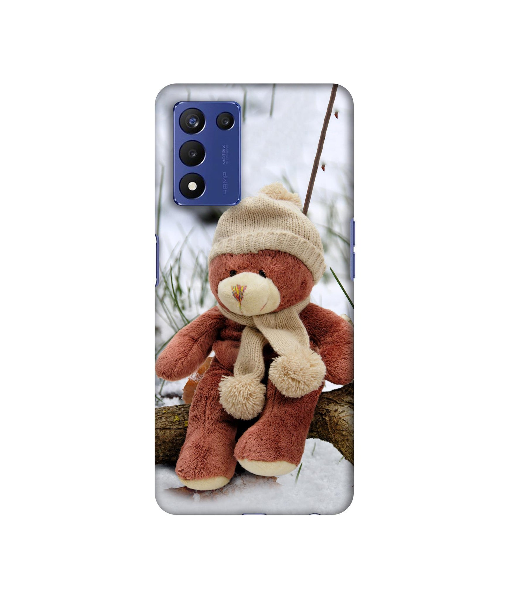 Woolen Bear Designer Hard Back Cover for Realme 9 5G Speed Edition