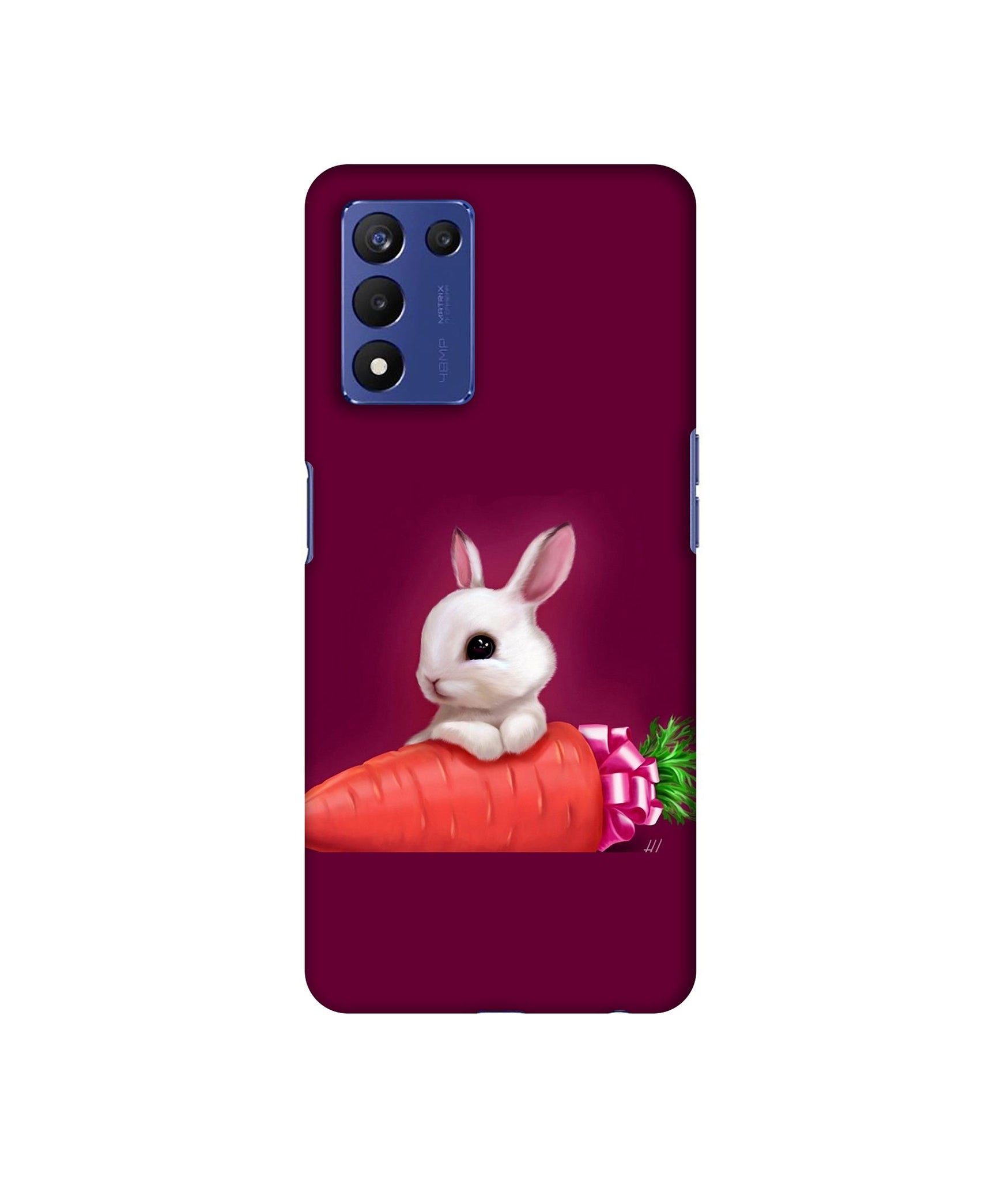 Bunny With Carrot Designer Hard Back Cover for Realme 9 5G Speed Edition