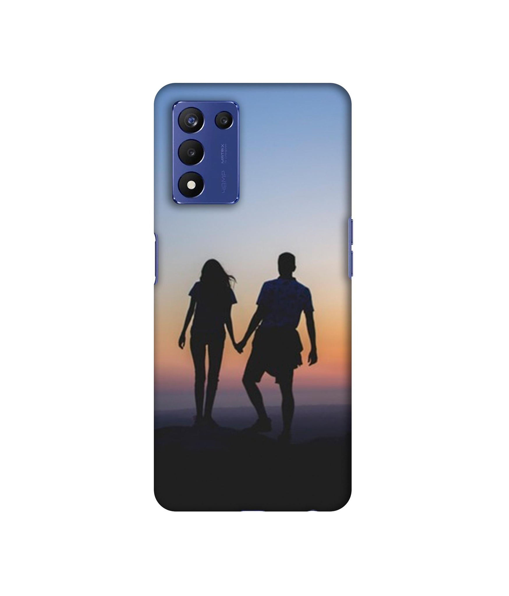 Couple On Beach Designer Hard Back Cover for Realme 9 5G Speed Edition