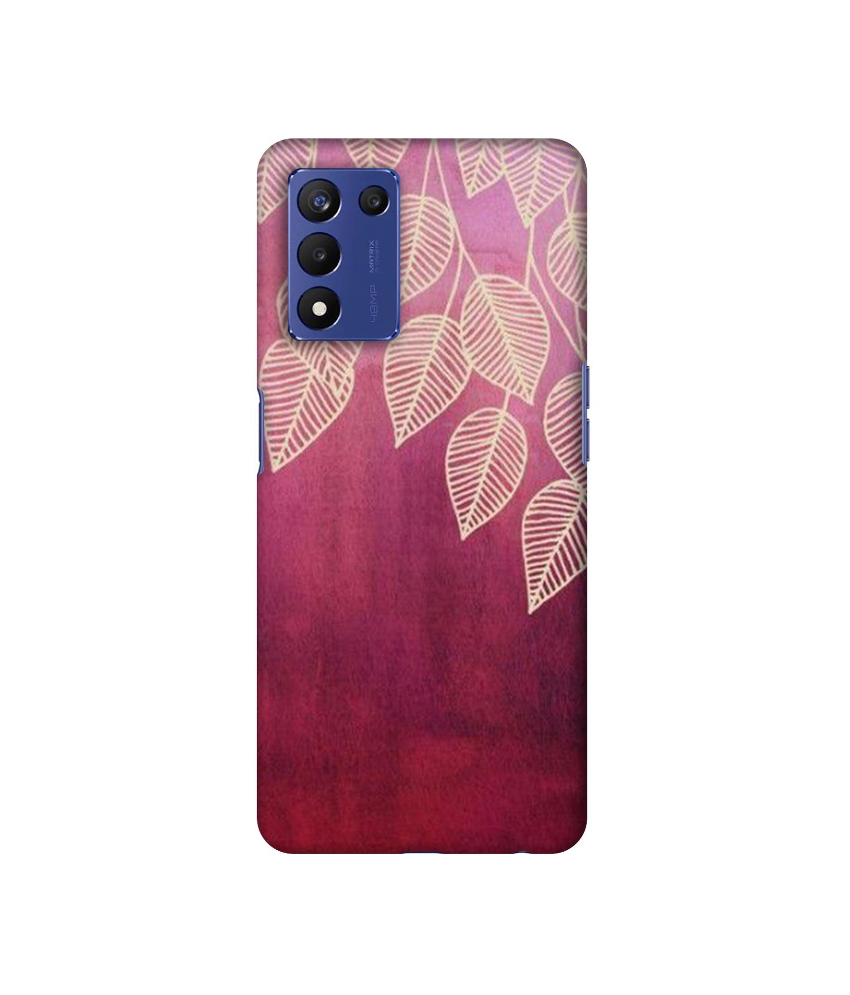 Leaf Pattern Designer Hard Back Cover for Realme 9 5G Speed Edition