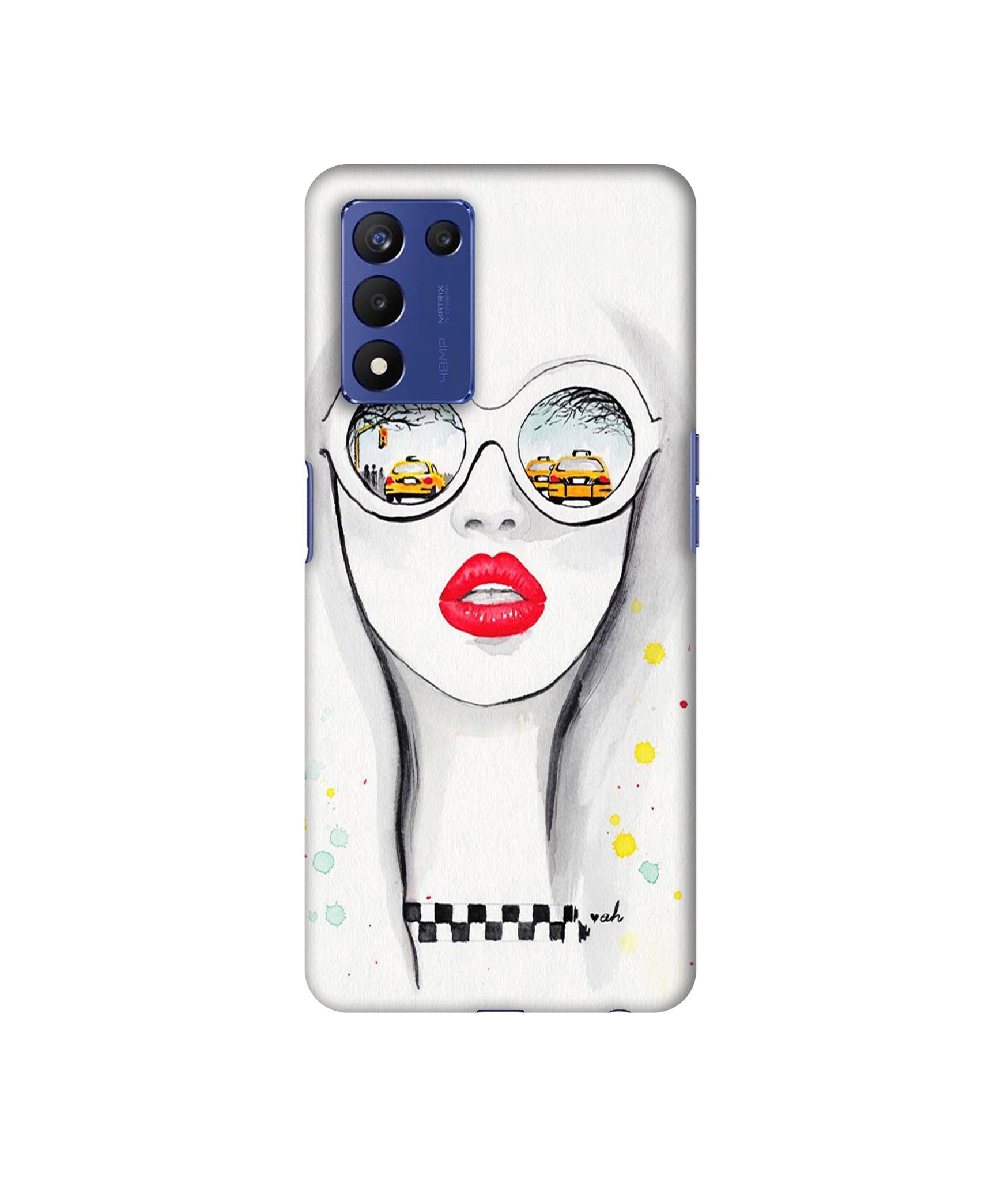 Girl Designer Hard Back Cover for Realme 9 5G Speed Edition