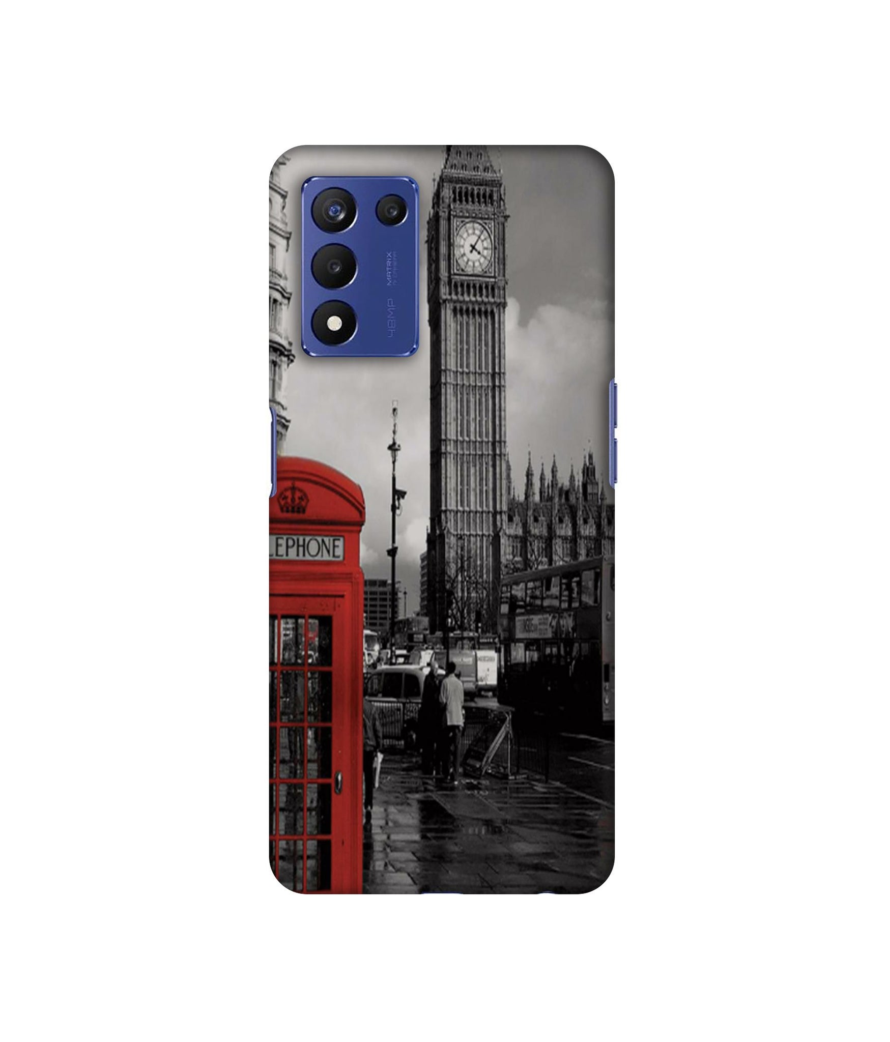 London Theme Designer Hard Back Cover for Realme 9 5G Speed Edition
