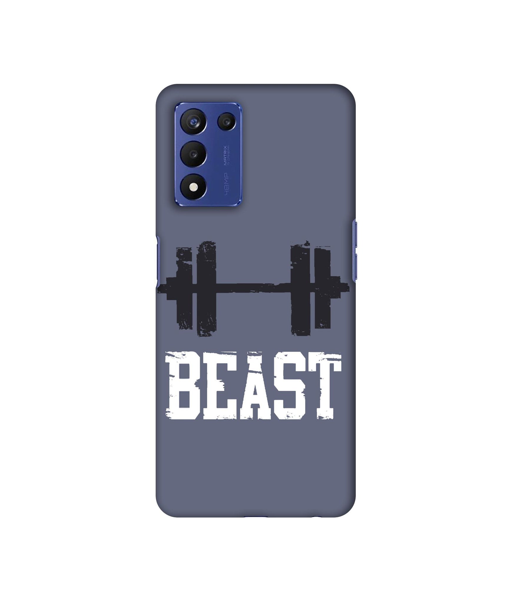 Beast Gym Designer Hard Back Cover for Realme 9 5G Speed Edition