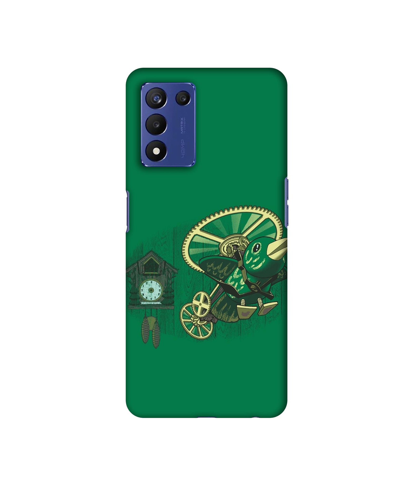 Clock Bird Designer Hard Back Cover for Realme 9 5G Speed Edition