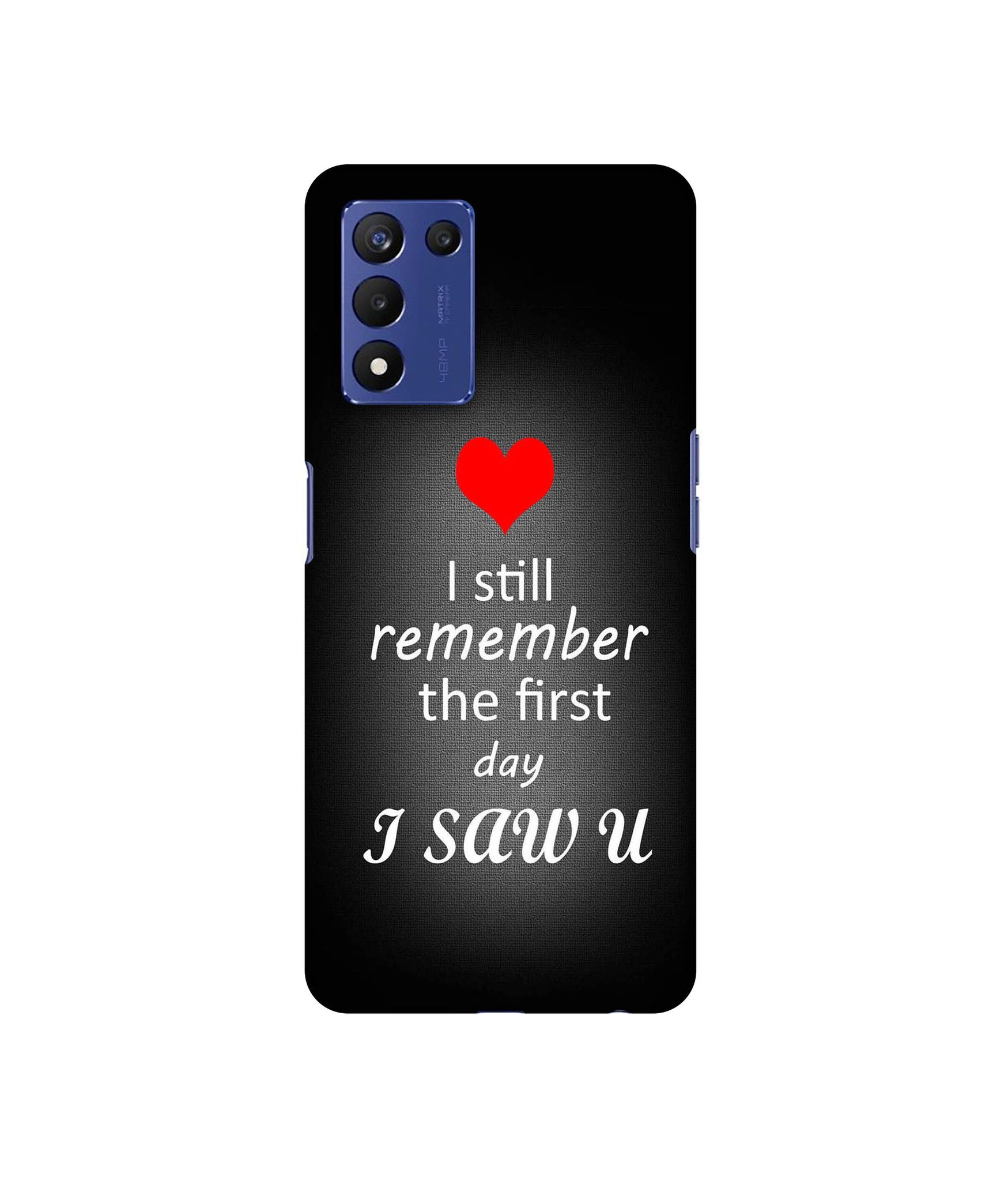 I Saw You Heart Designer Hard Back Cover for Realme 9 5G Speed Edition