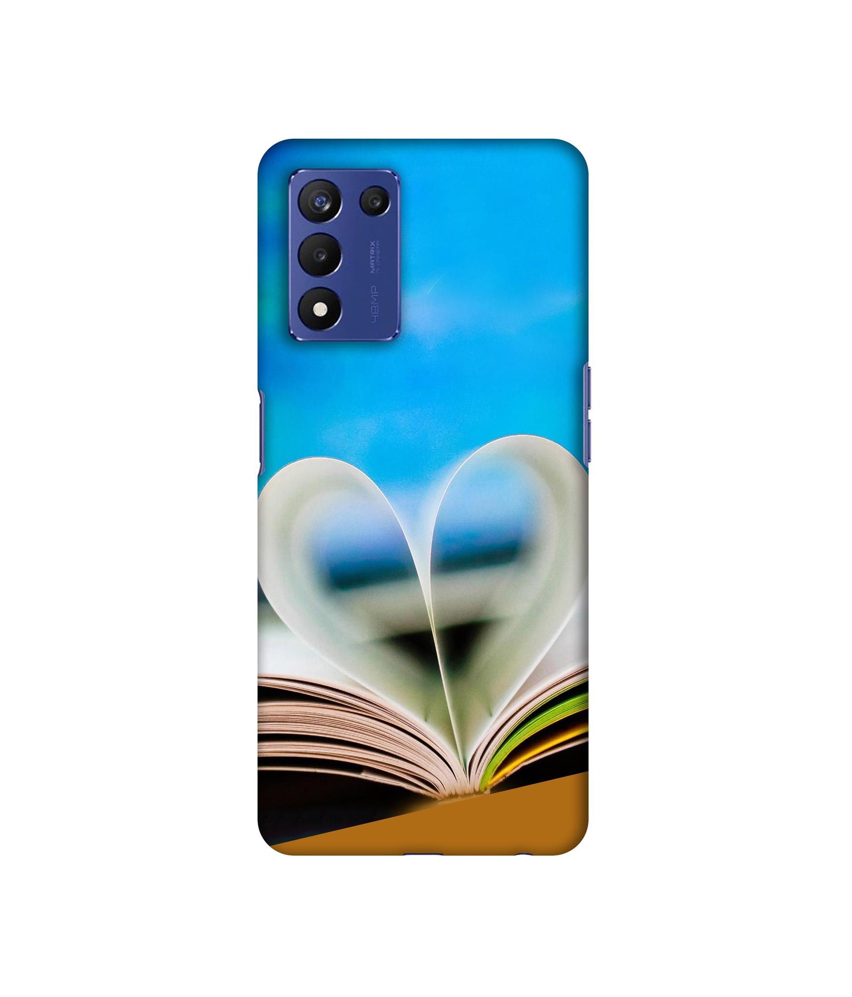 Love Book Designer Hard Back Cover for Realme 9 5G Speed Edition
