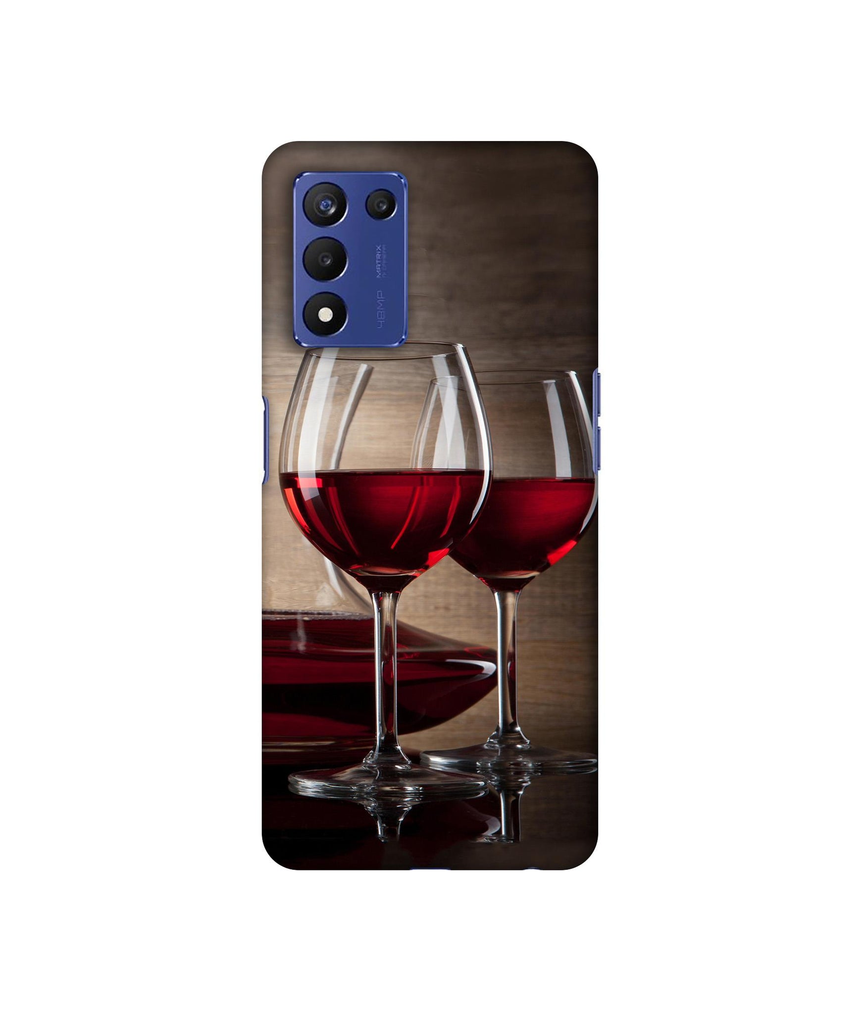 Wine Glass Designer Hard Back Cover for Realme 9 5G Speed Edition