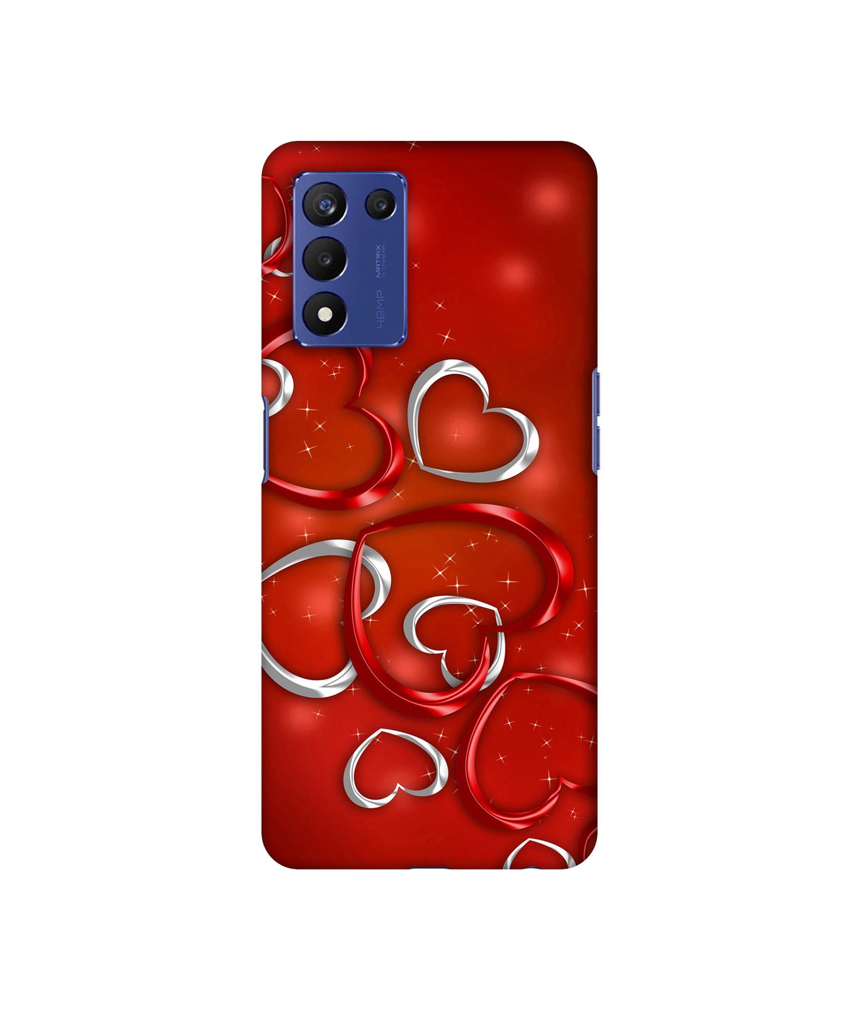 Hearts Designer Hard Back Cover for Realme 9 5G Speed Edition