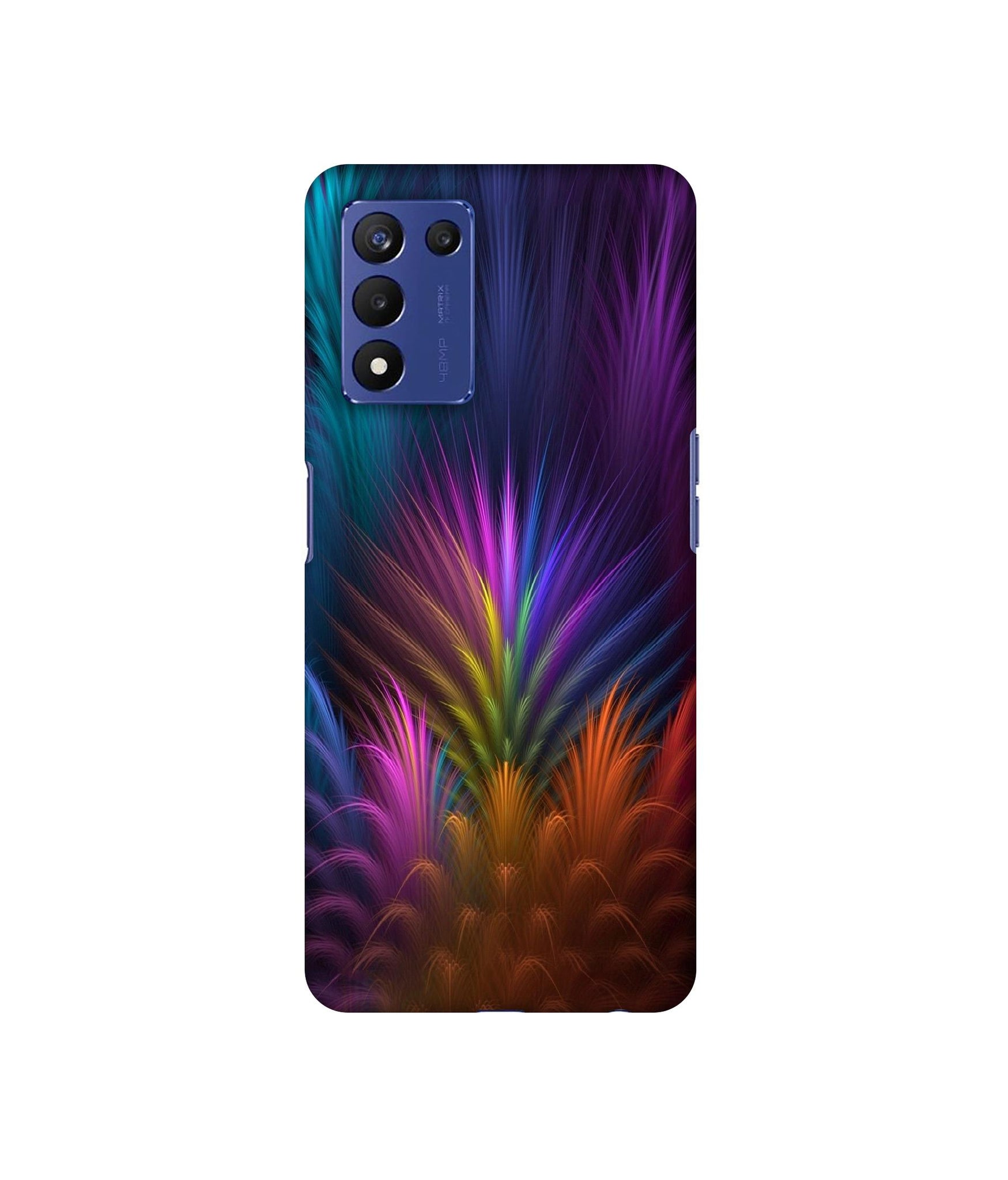 Multicoloured Designer Hard Back Cover for Realme 9 5G Speed Edition