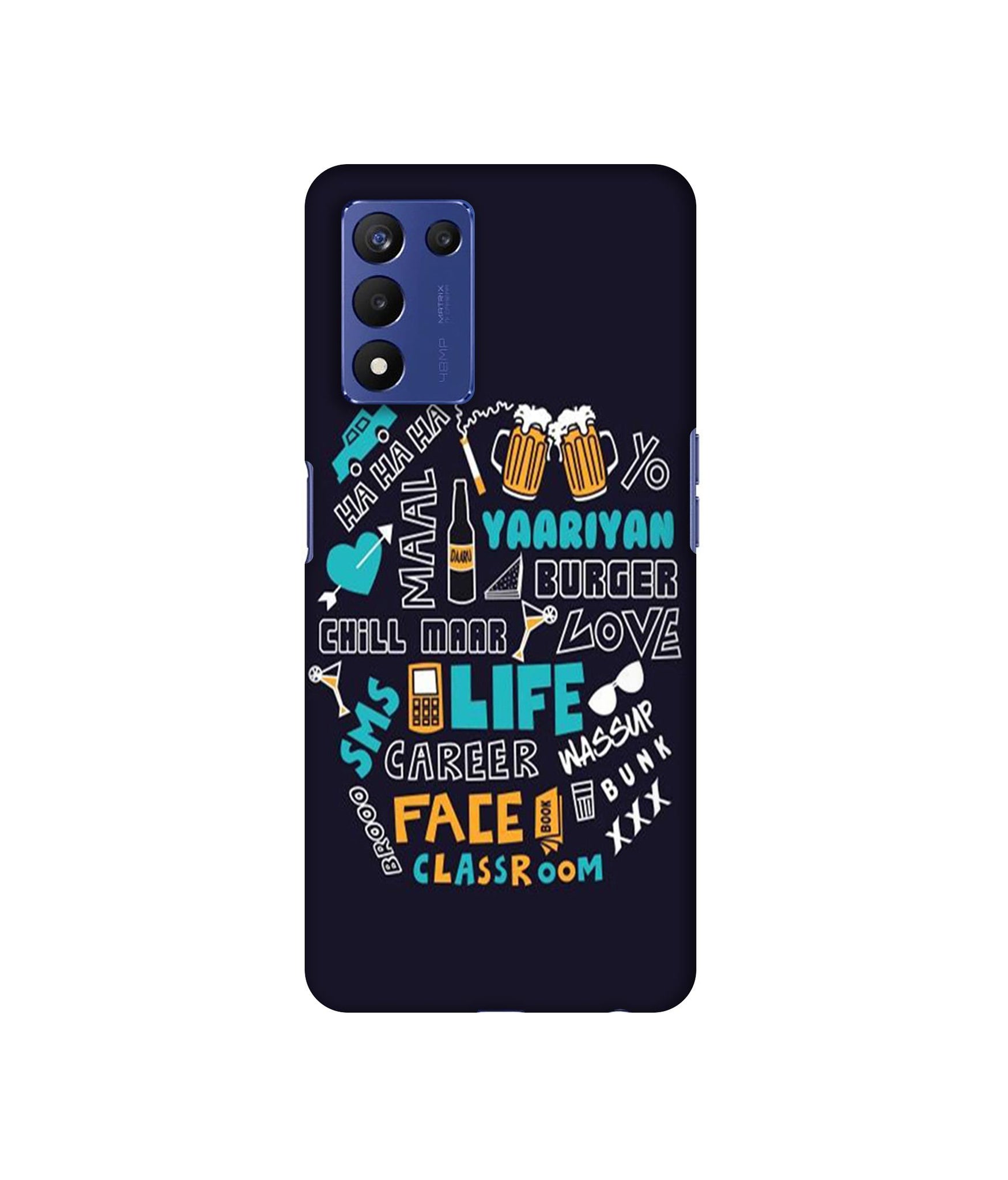 Funny Quote Designer Hard Back Cover for Realme 9 5G Speed Edition