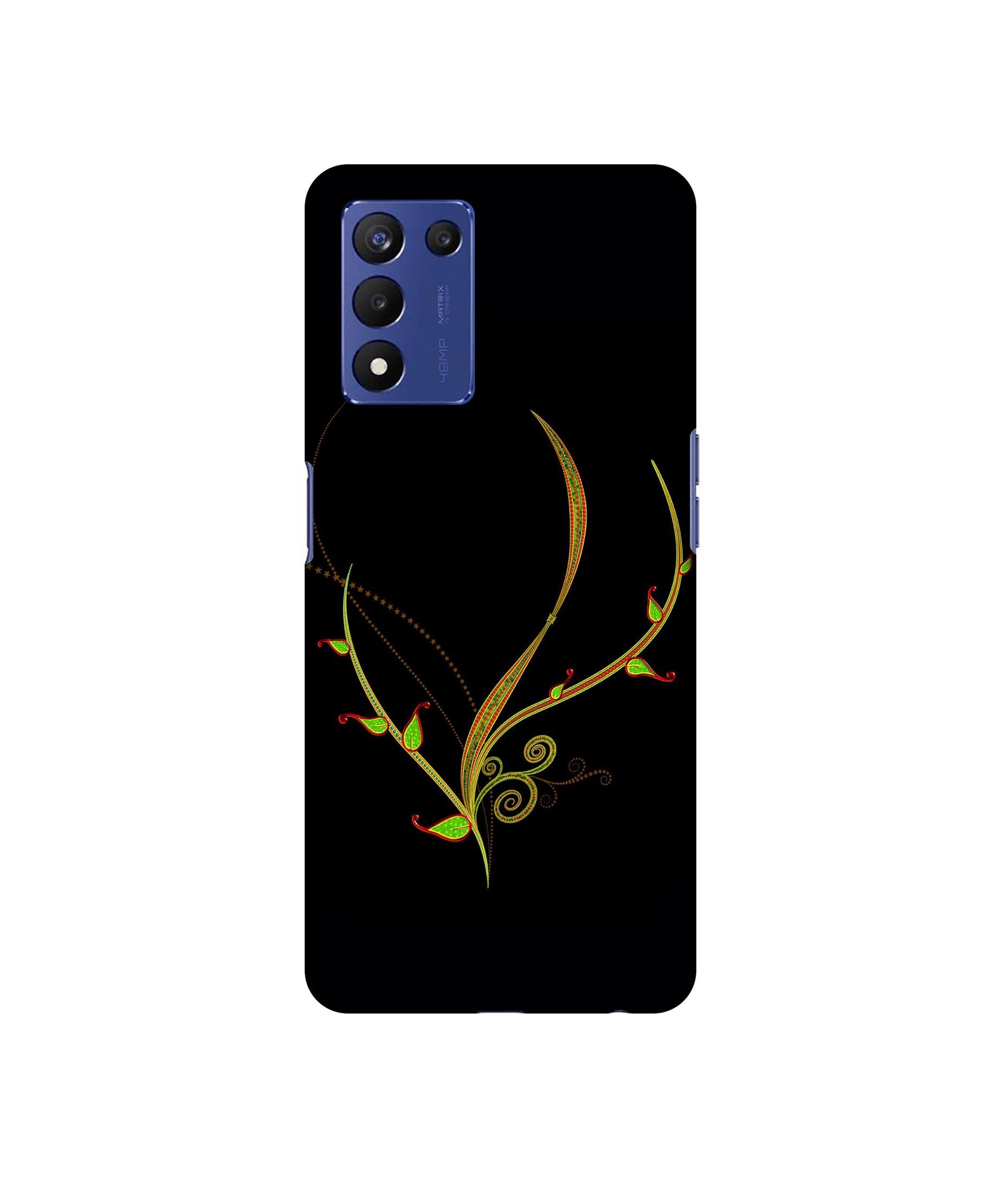 Yellow Pattern Designer Hard Back Cover for Realme 9 5G Speed Edition