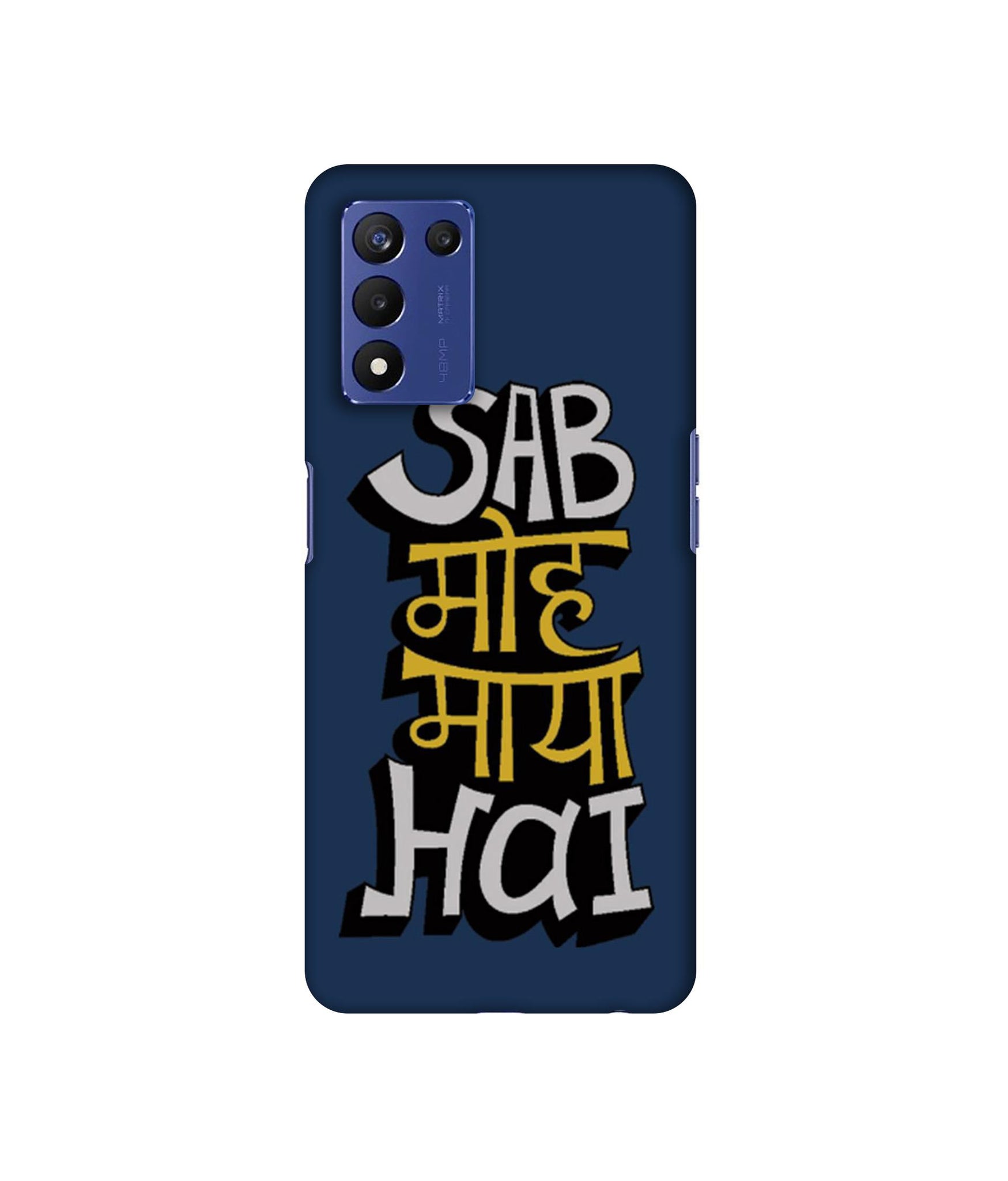 Sab Moh Maya Hai Designer Hard Back Cover for Realme 9 5G Speed Edition