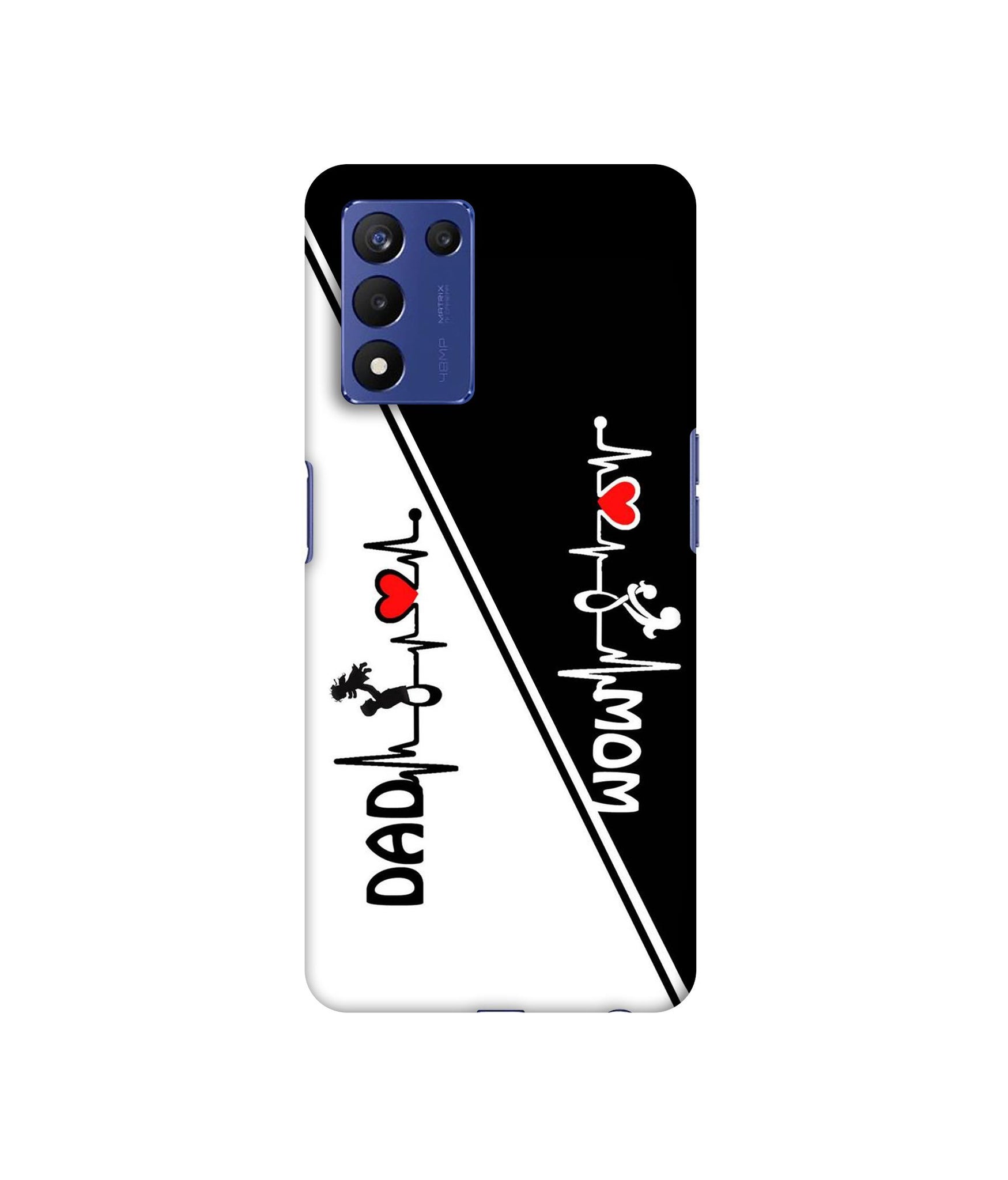 Mom and Dad Lover Designer Hard Back Cover for Realme 9 5G Speed Edition