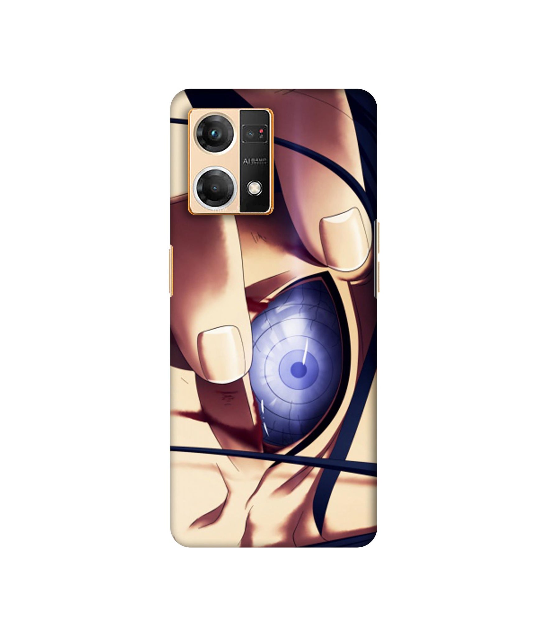 Anime Naruto Eye Designer Hard Back Cover for Oppo F21 Pro 4G