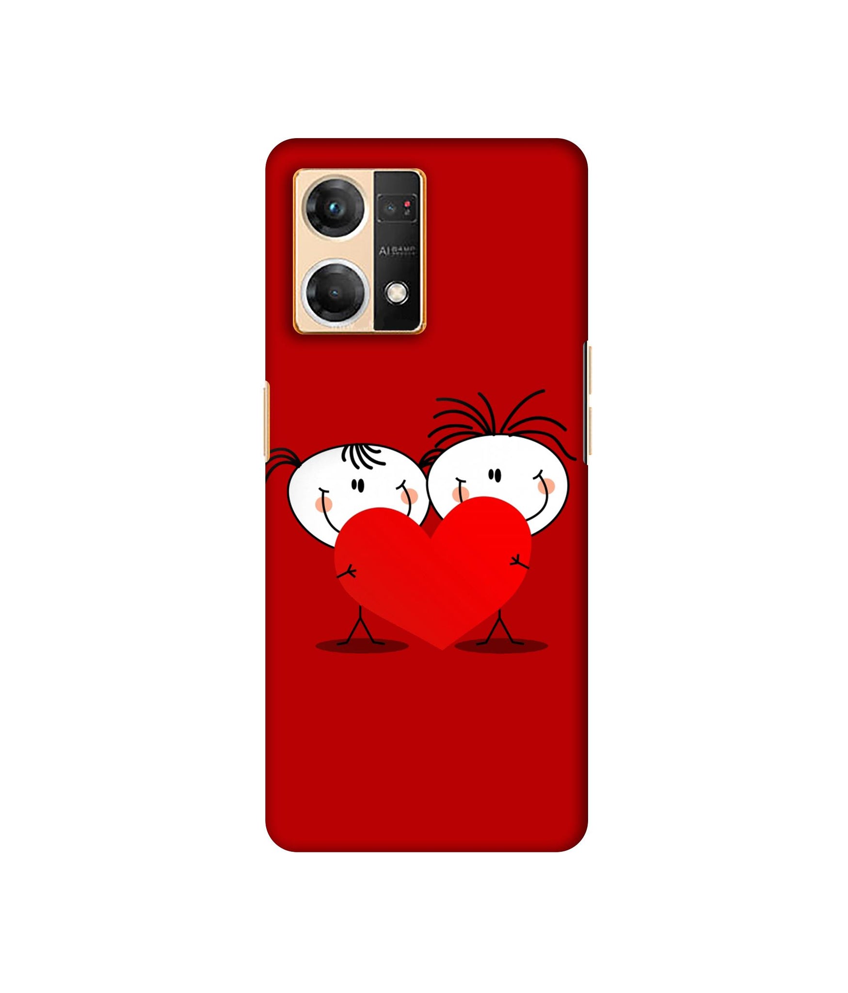 Valentines Day Designer Hard Back Cover for Oppo F21 Pro 4G