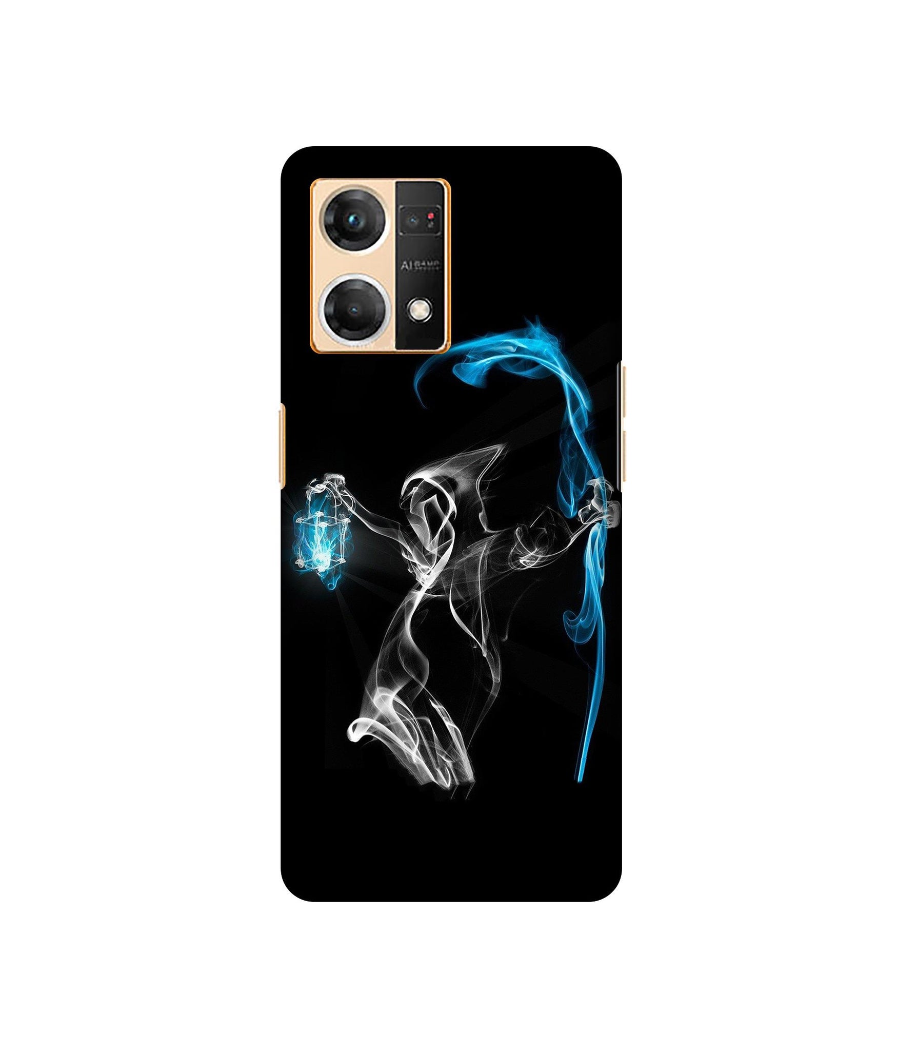 3D Skull Designer Hard Back Cover for Oppo F21 Pro 4G