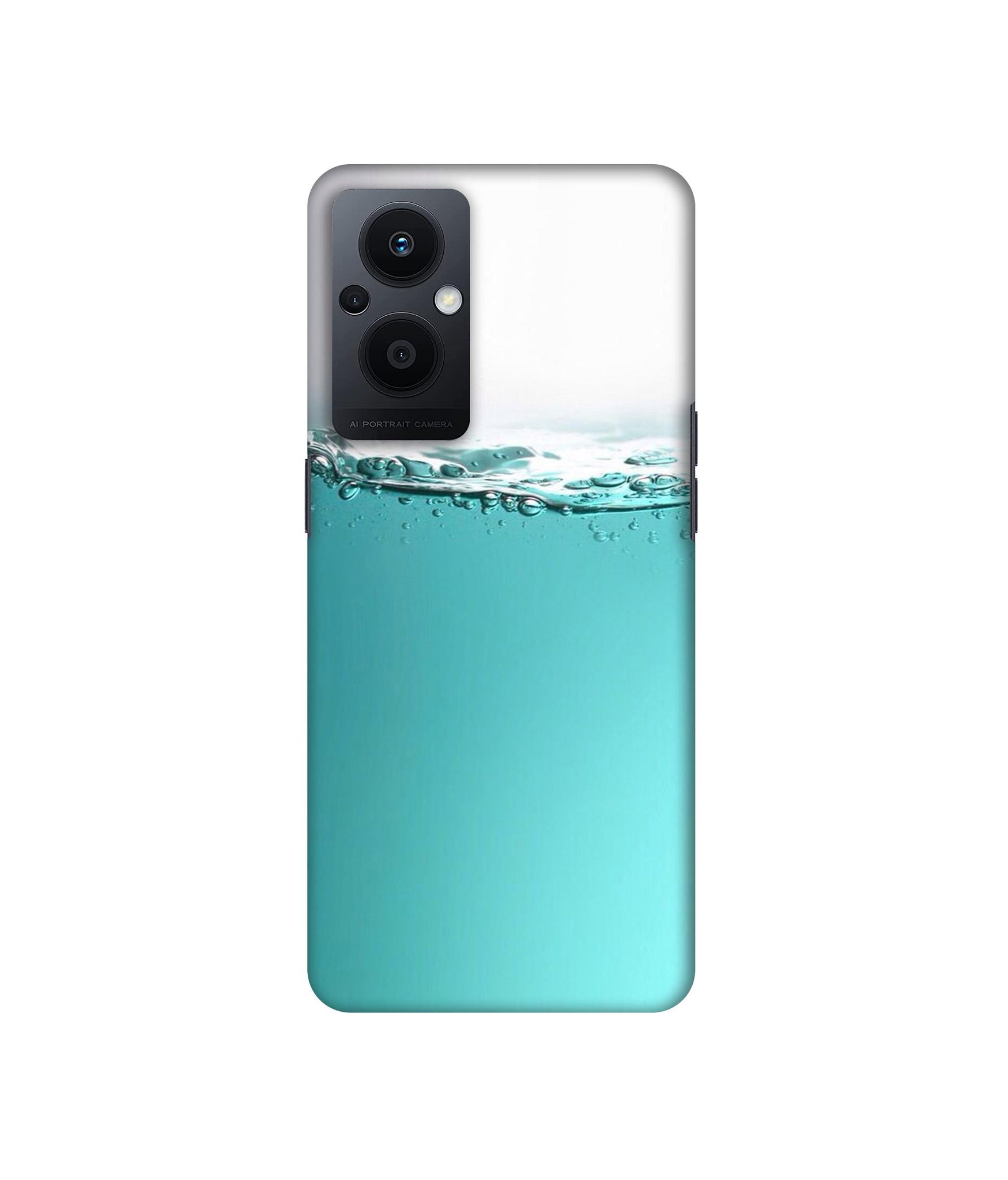 Half Fill Designer Hard Back Cover for Oppo F21 Pro 5G