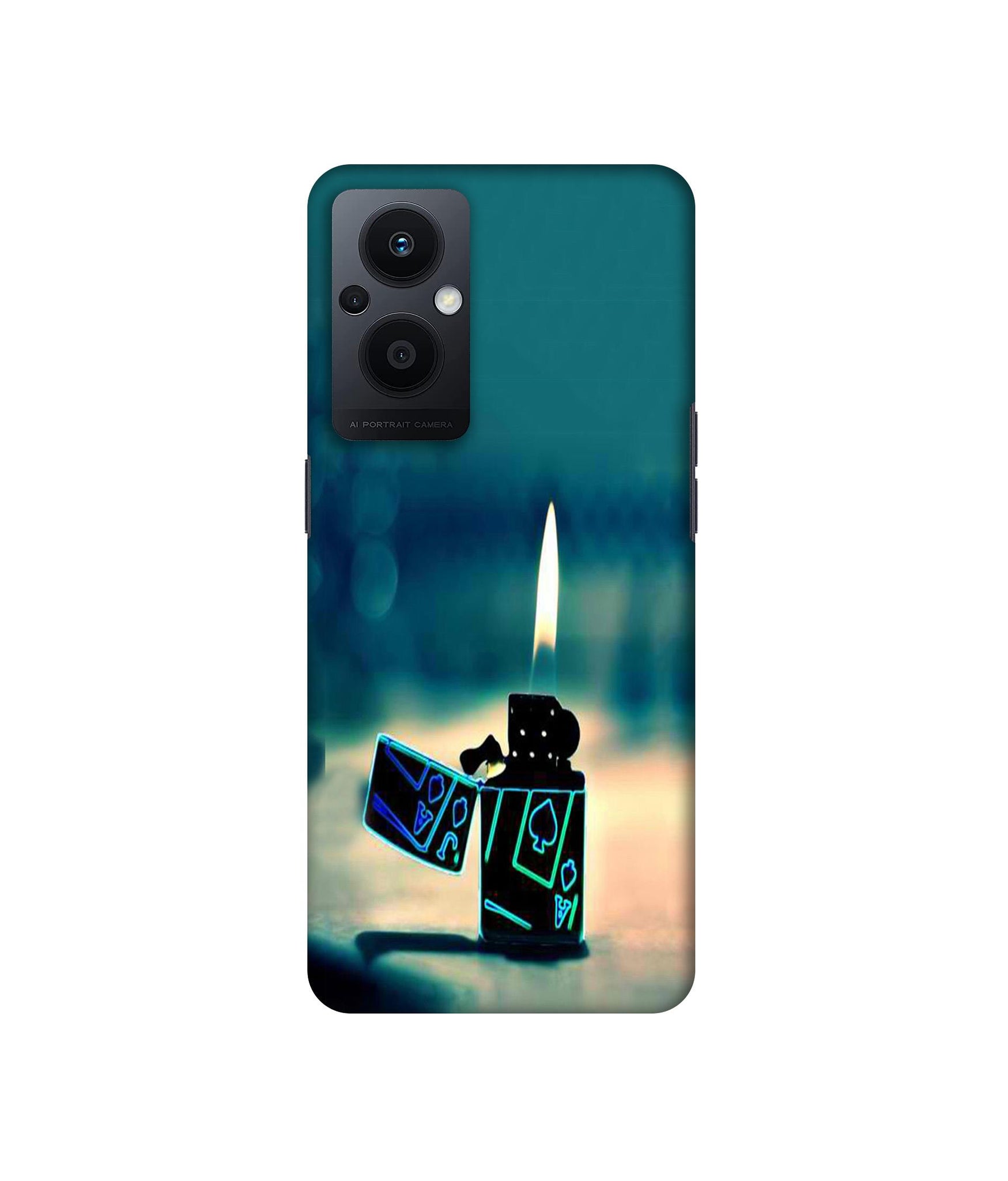 Cigrate Lighter Designer Hard Back Cover for Oppo F21 Pro 5G