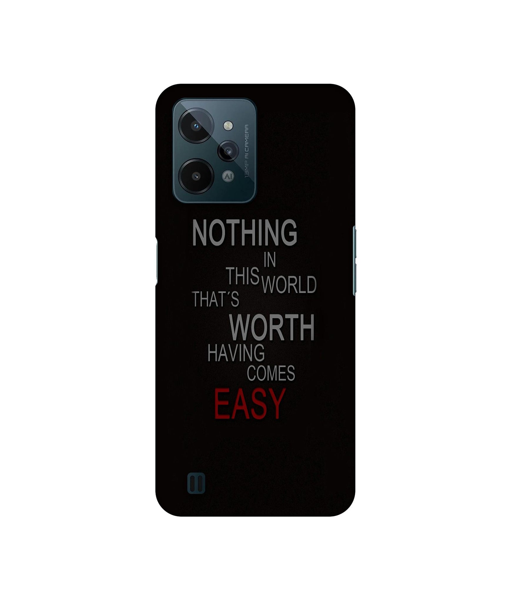 Life Quotes Designer Hard Back Cover for Realme C31 4G