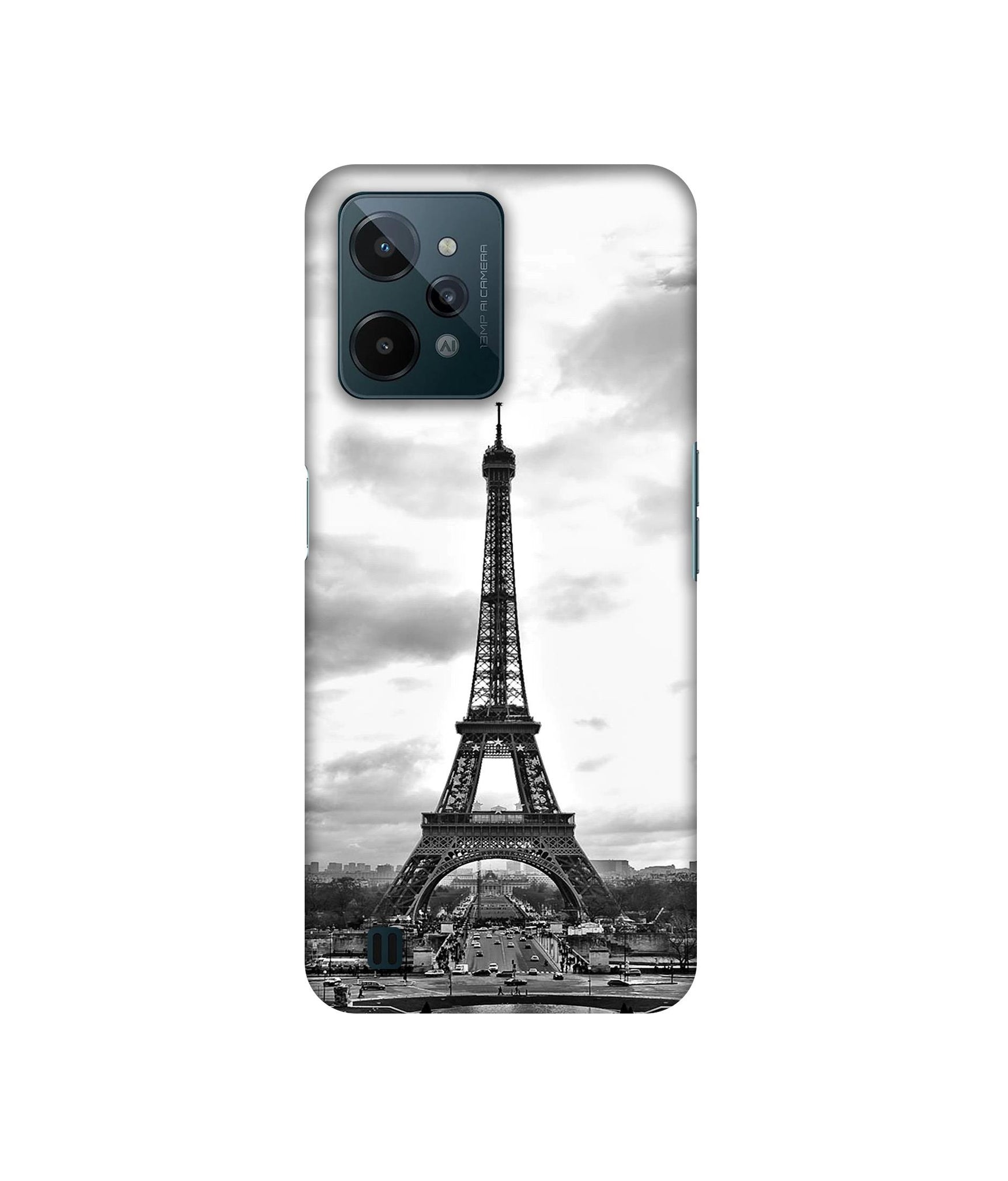 Eiffel Tower Designer Hard Back Cover for Realme C31 4G