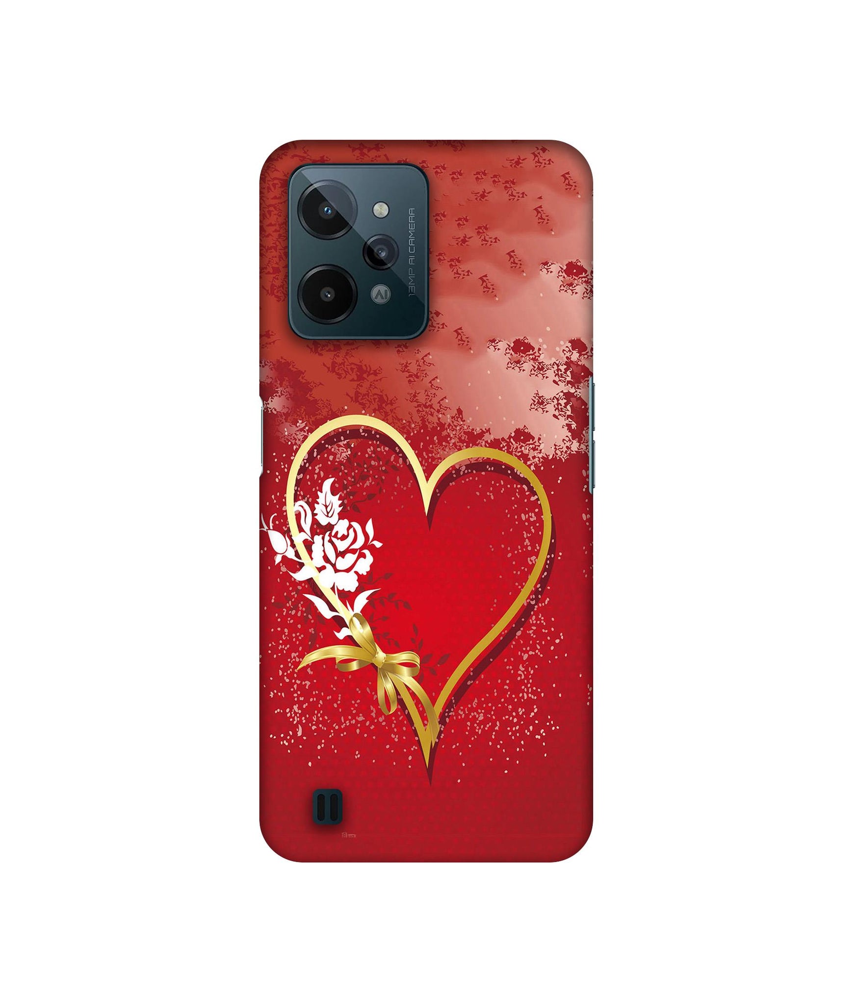 Love Rose Designer Hard Back Cover for Realme C31 4G
