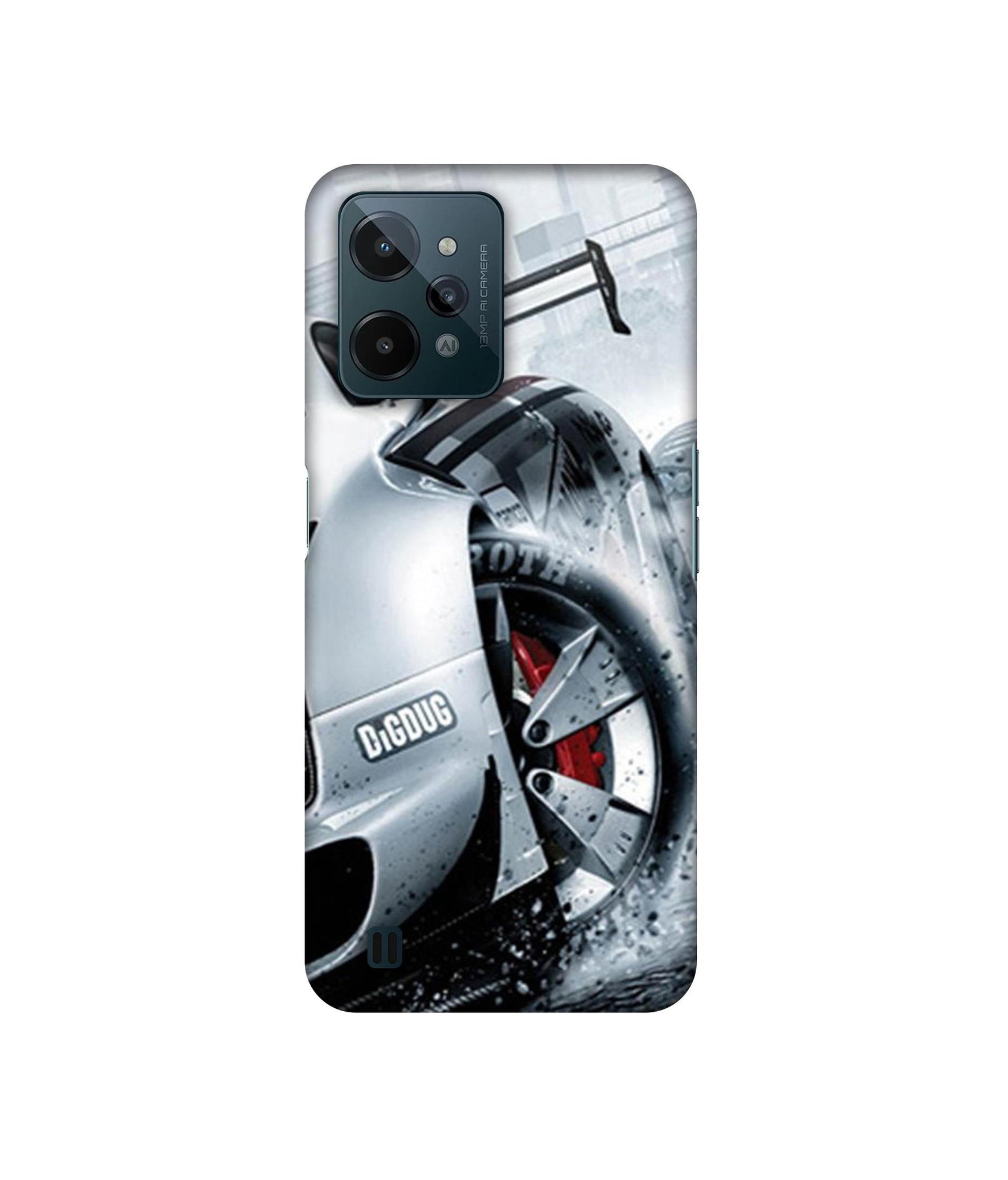 Drift Sport Print Designer Hard Back Cover for Realme C31 4G