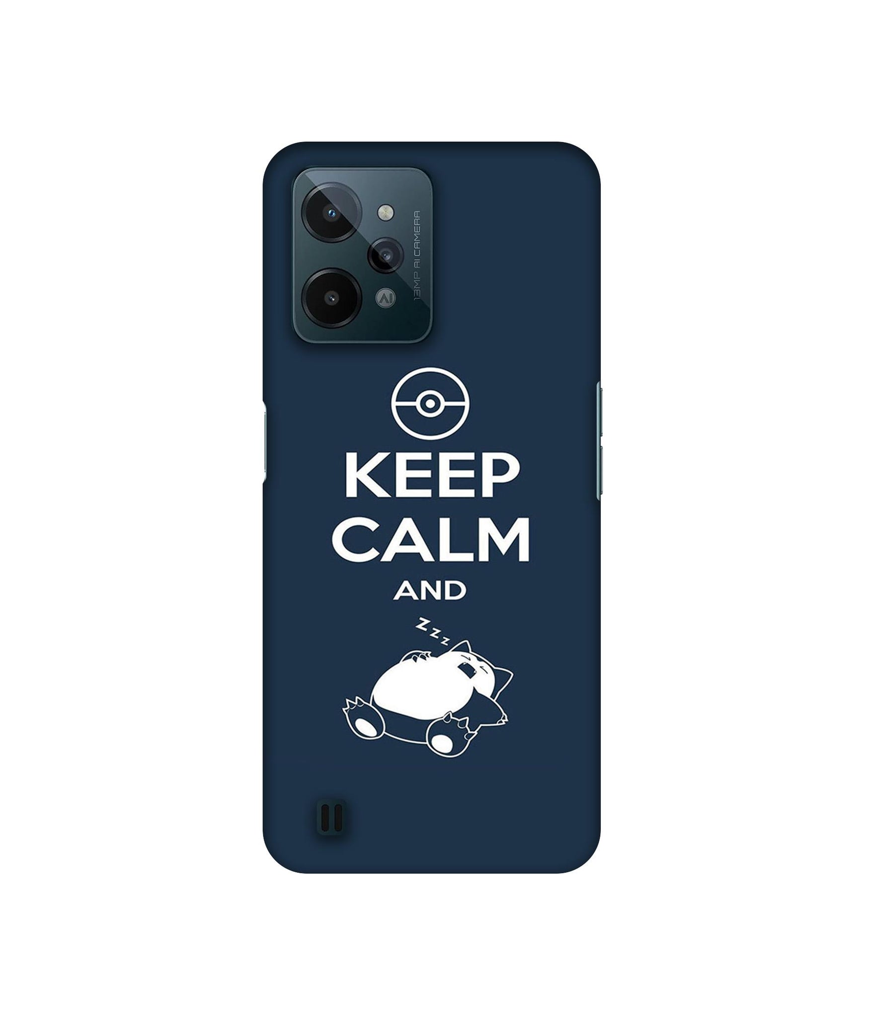 Sleep Pattern Designer Hard Back Cover for Realme C31 4G