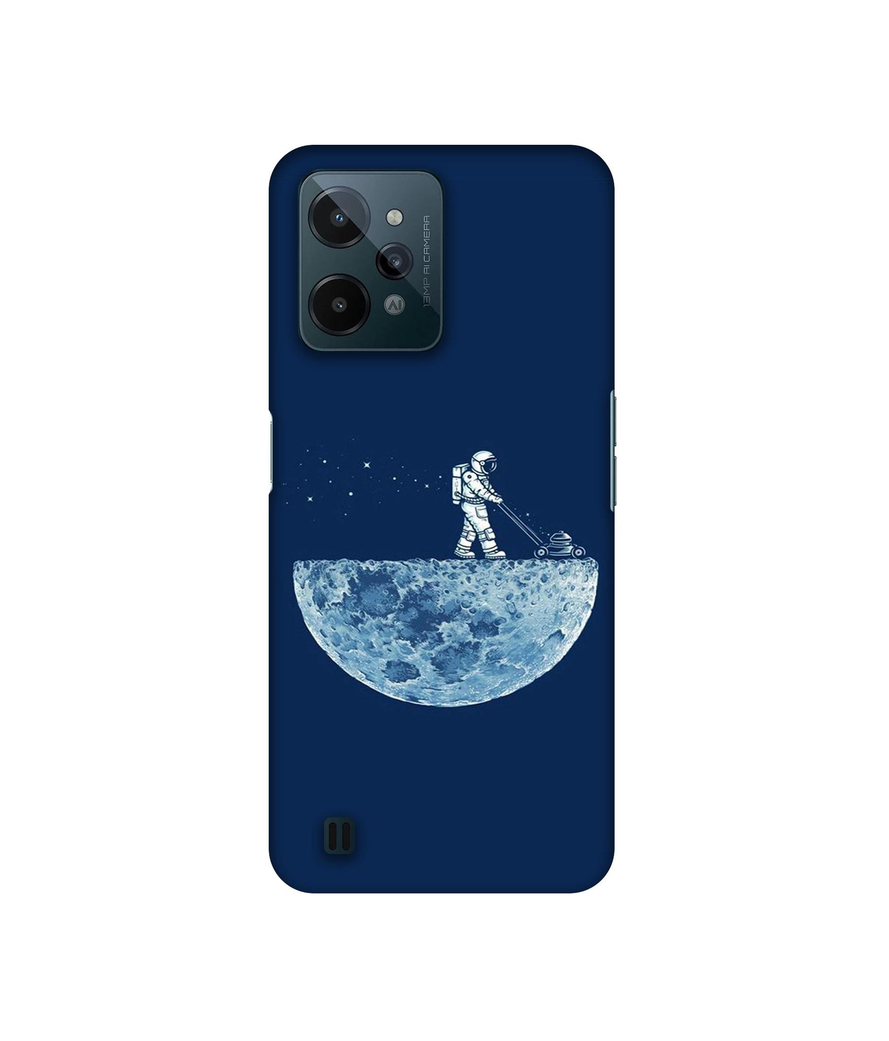Moon Walk Designer Hard Back Cover for Realme C31 4G