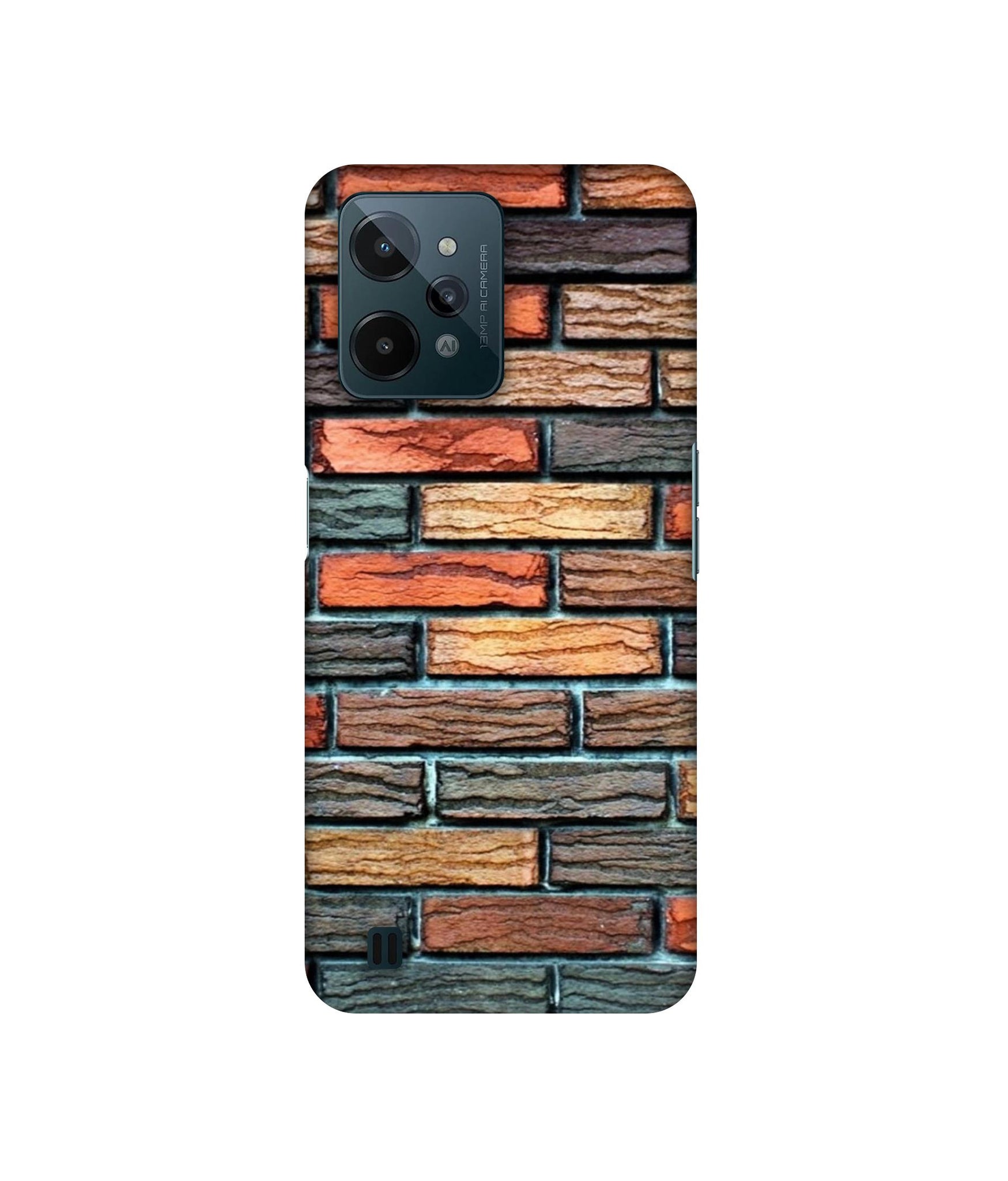 Brick Wall Designer Hard Back Cover for Realme C31 4G