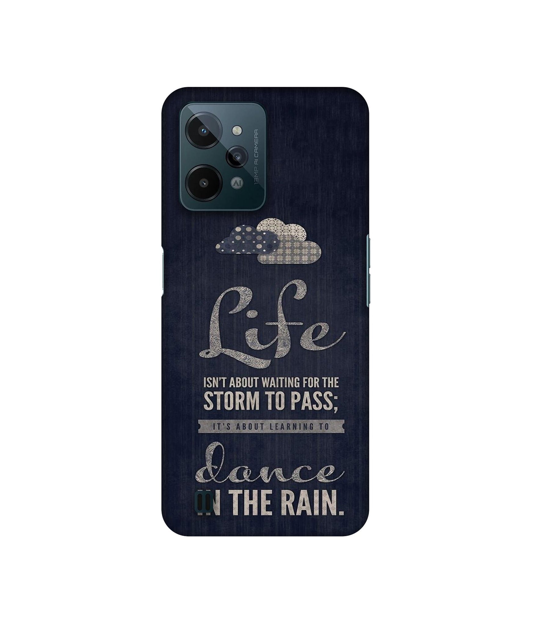 Life in The Rain Designer Hard Back Cover for Realme C31 4G