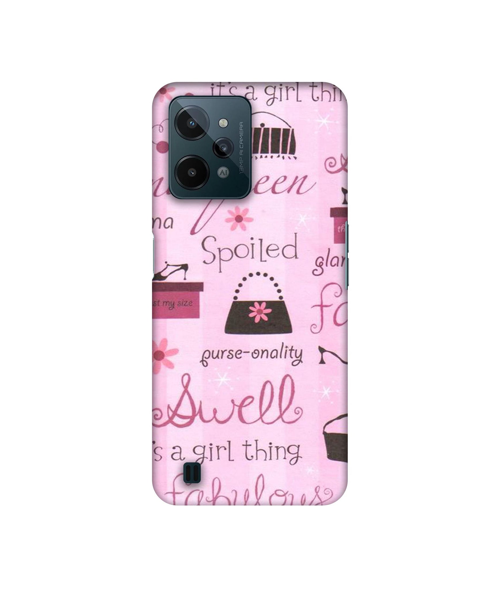 Its A Girl Thing Designer Hard Back Cover for Realme C31 4G