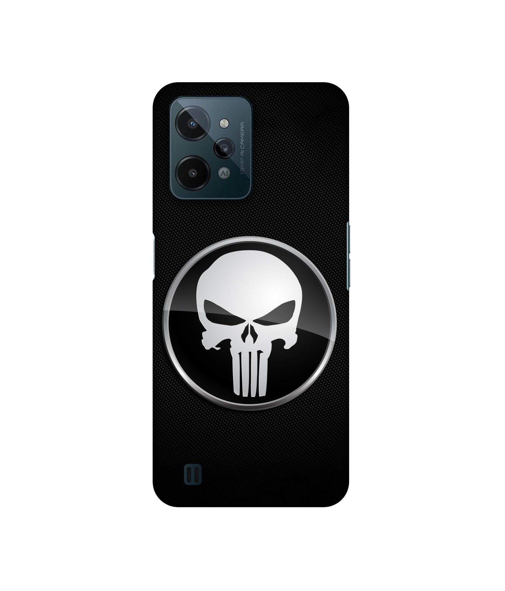 Skull Pattern Designer Hard Back Cover for Realme C31 4G